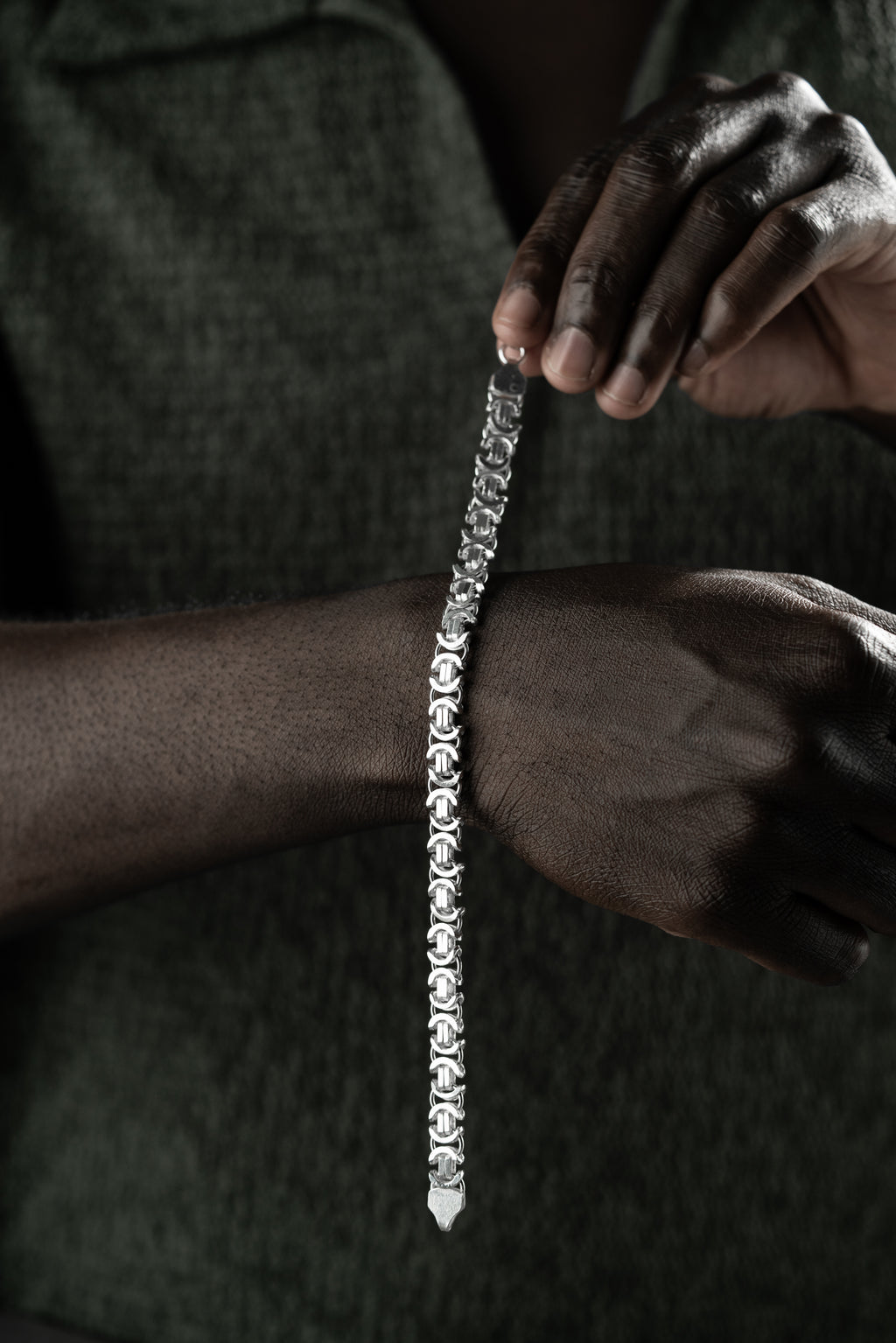 KING ARMBANDSPLATTA 6MM | 925 SILVER