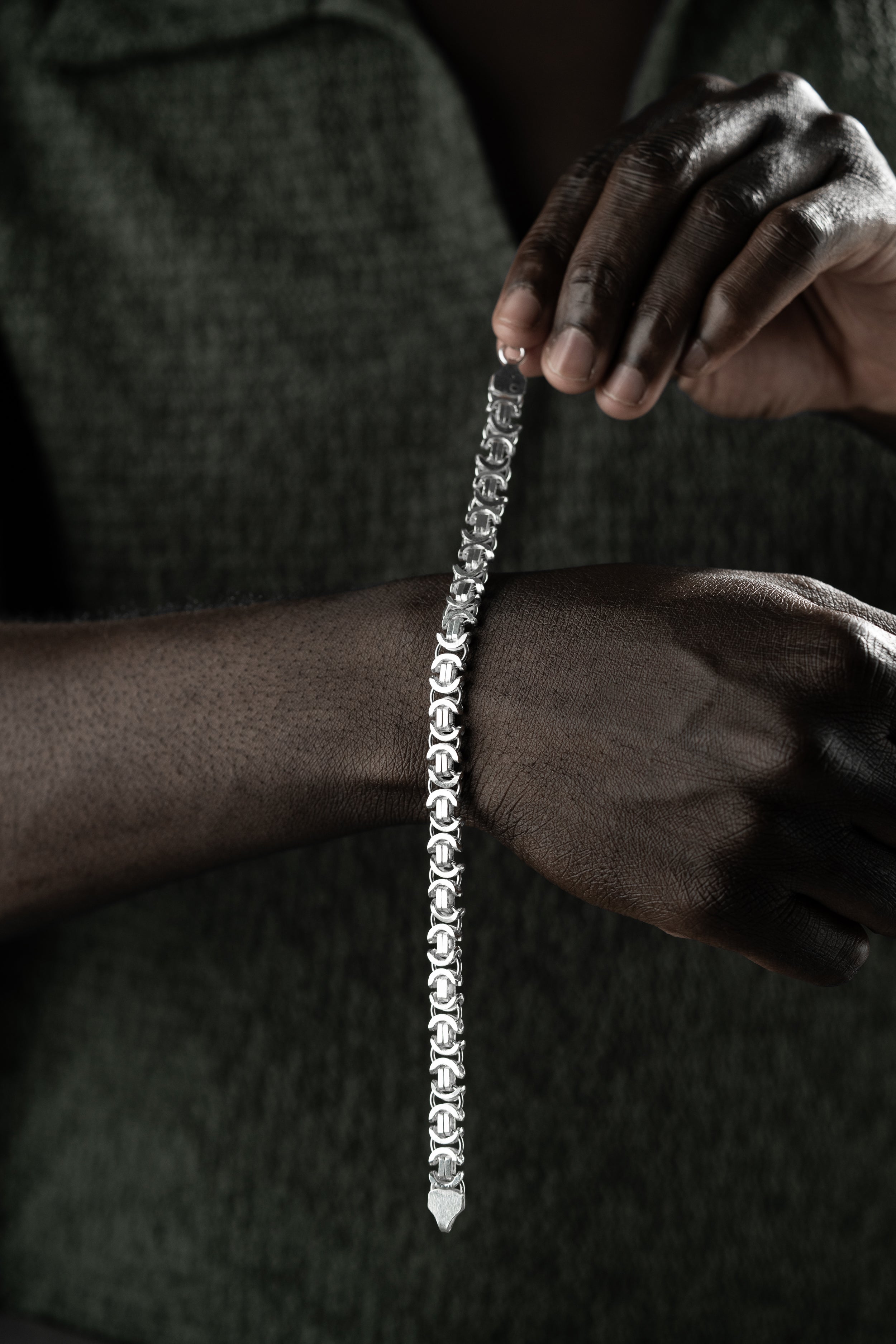 KING ARMBANDSPLATTA 6MM | 925 SILVER