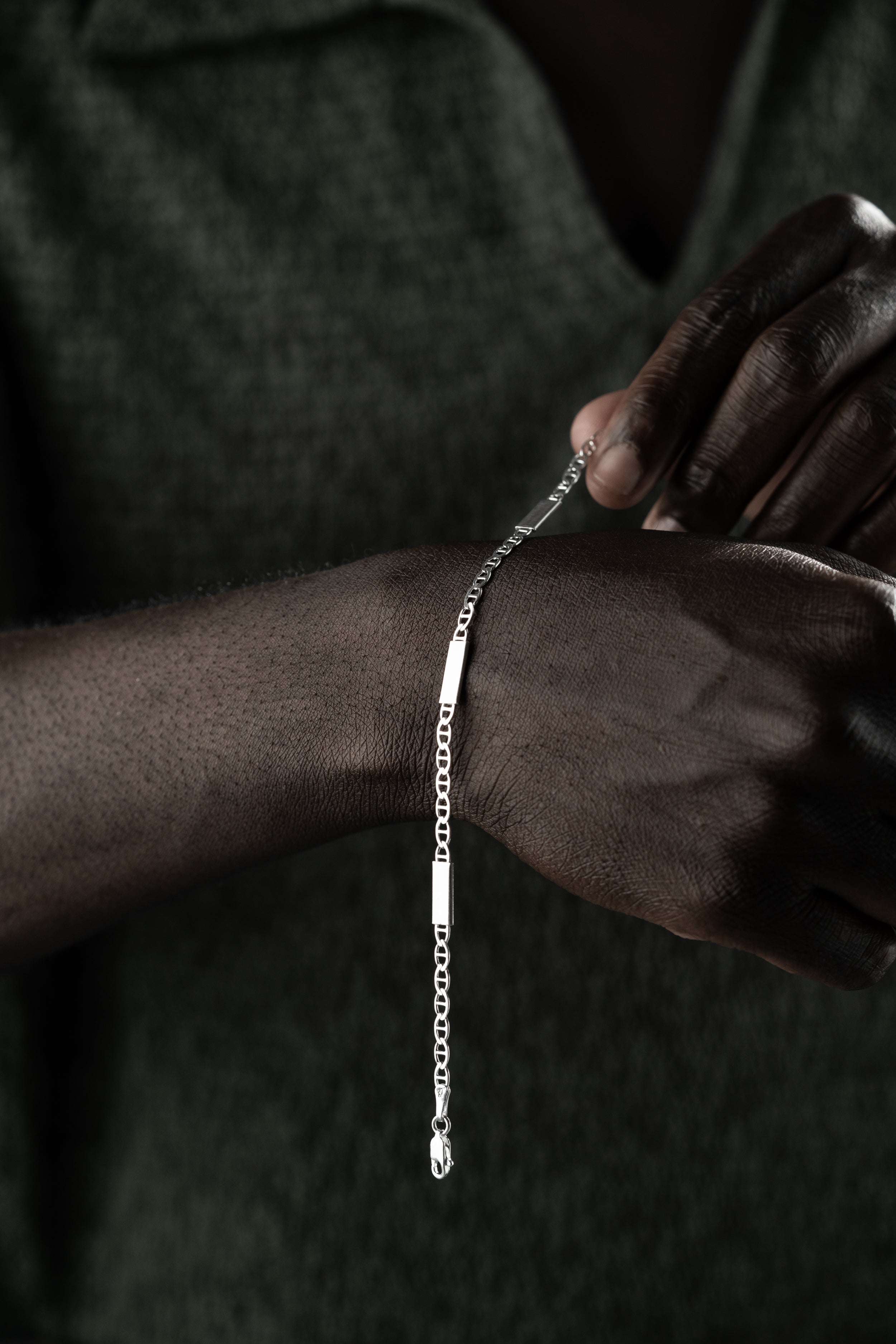 PLATTOR KUBANSK LÄNKARBAND 4MM | 925 SILVER