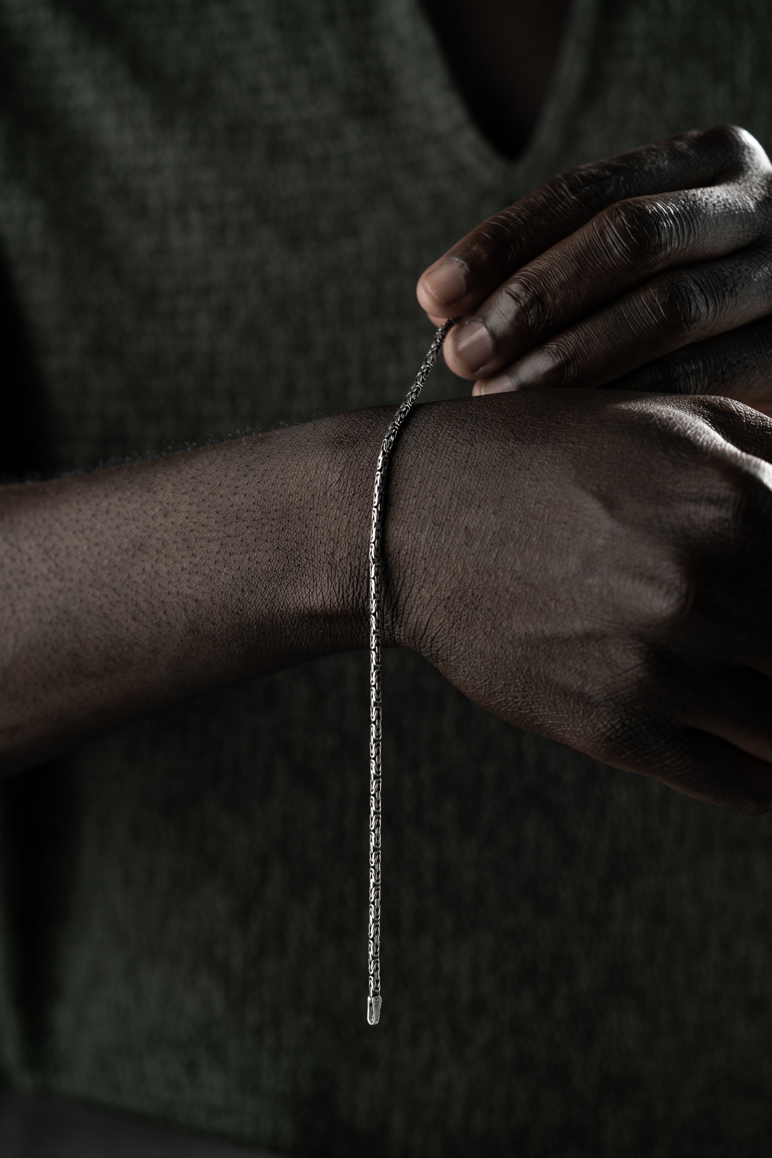 KING-ARMBAND OVAL 2,5 MM | 925 SILVER