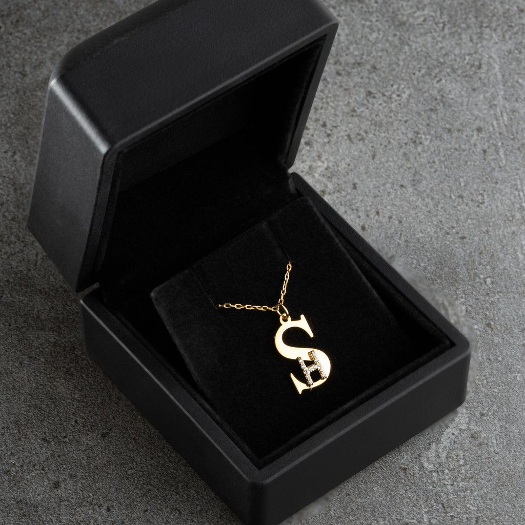 INITIALER KOMBO HALSBAND | 925 SILVER