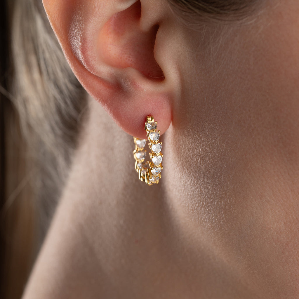 NOIR ÖRHÄNGEN | 925 SILVER