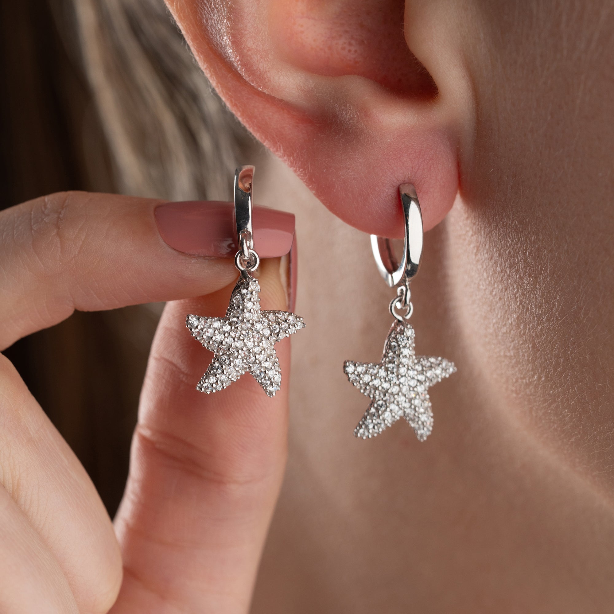 STJÄNSTERÖRHÄNGEN | 925 SILVER