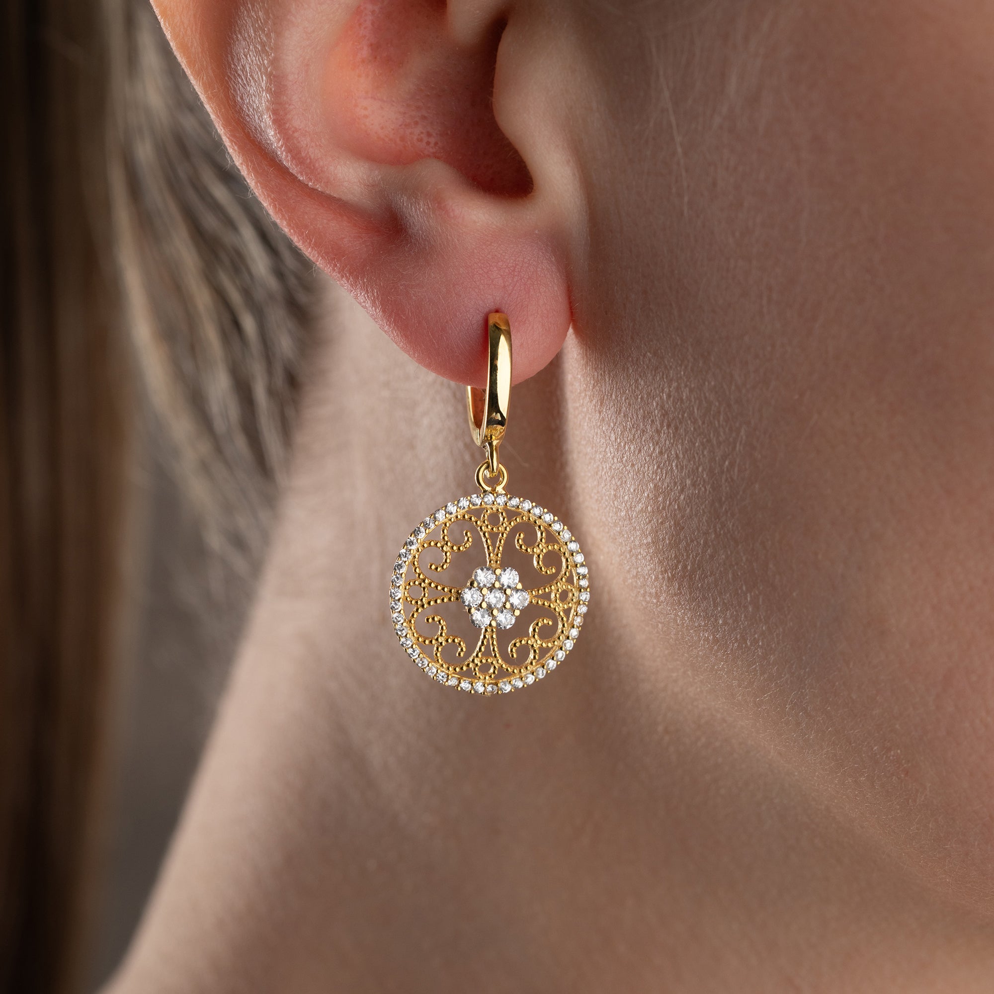 LYRA ÖRHÄNGEN | 925 SILVER