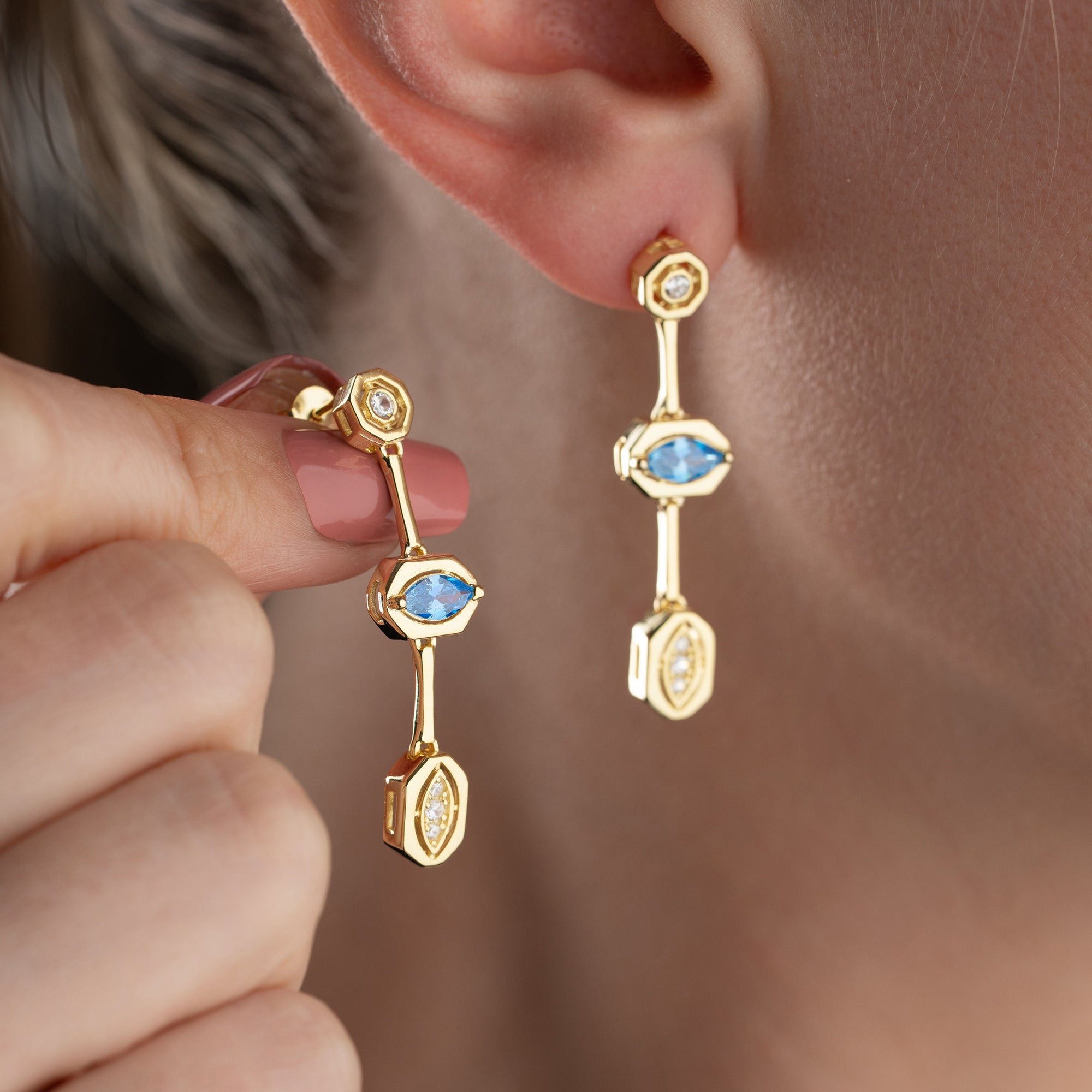 CHLOE ÖRHÄNGEN | 925 SILVER