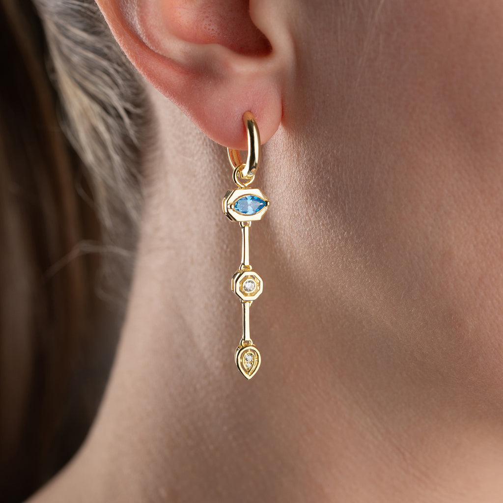 CHANDRA ÖRHÄNGEN | 925 SILVER