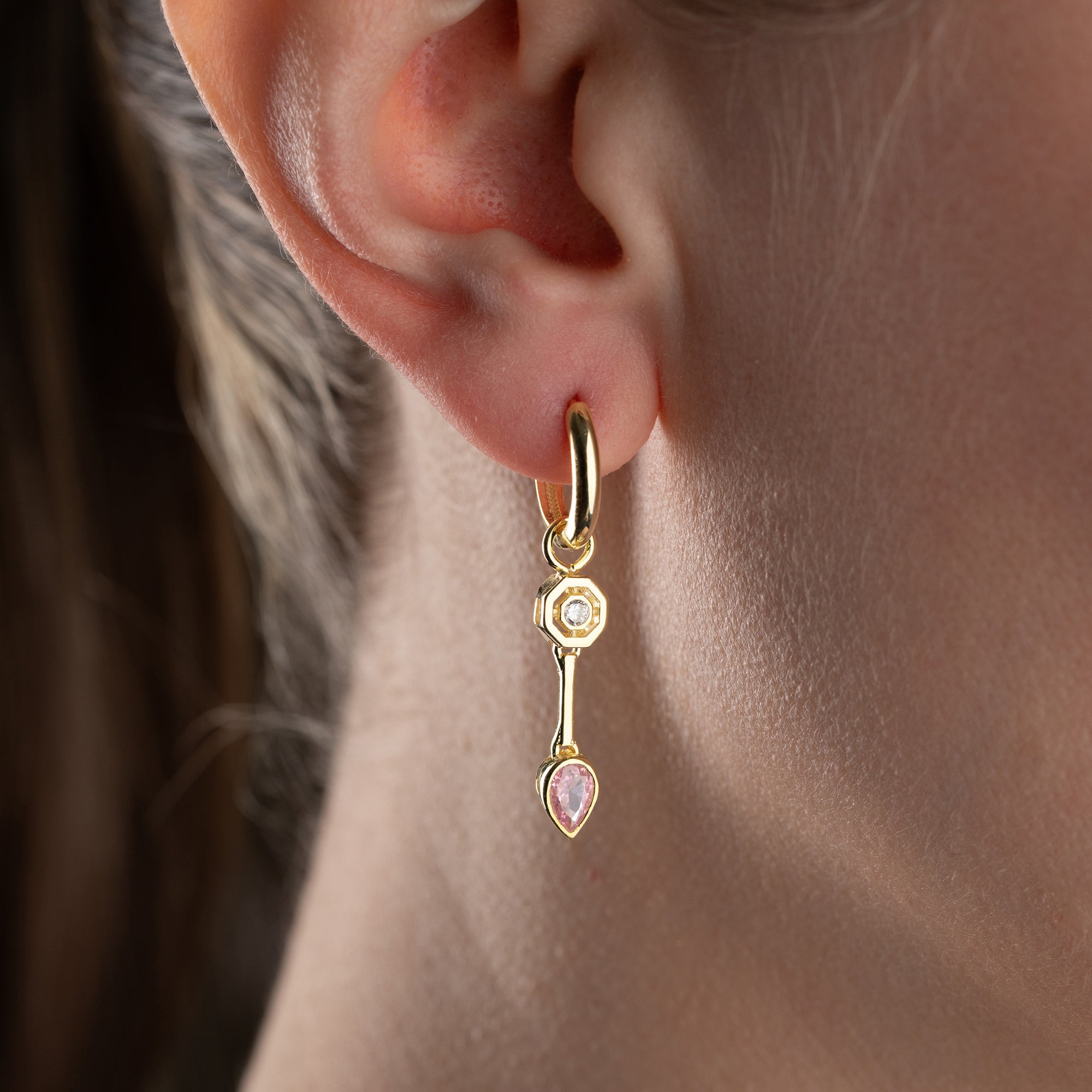 JIVA ÖRHÄNGEN | 925 SILVER