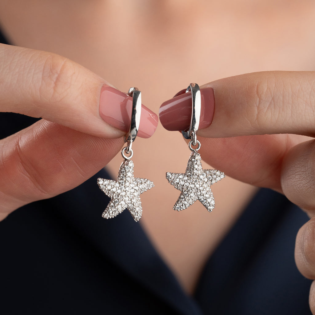 STJÄNSTERÖRHÄNGEN | 925 SILVER