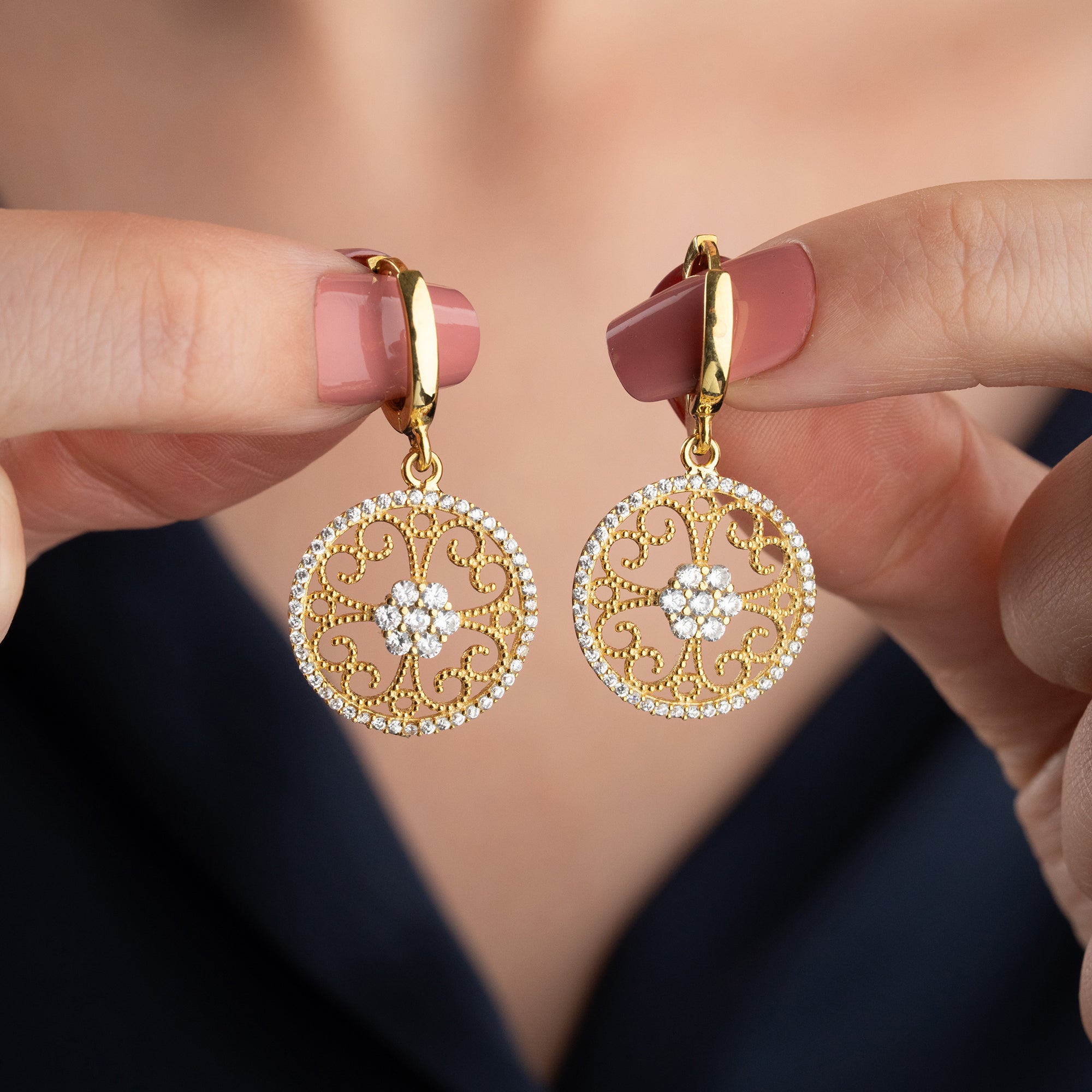 LYRA ÖRHÄNGEN | 925 SILVER