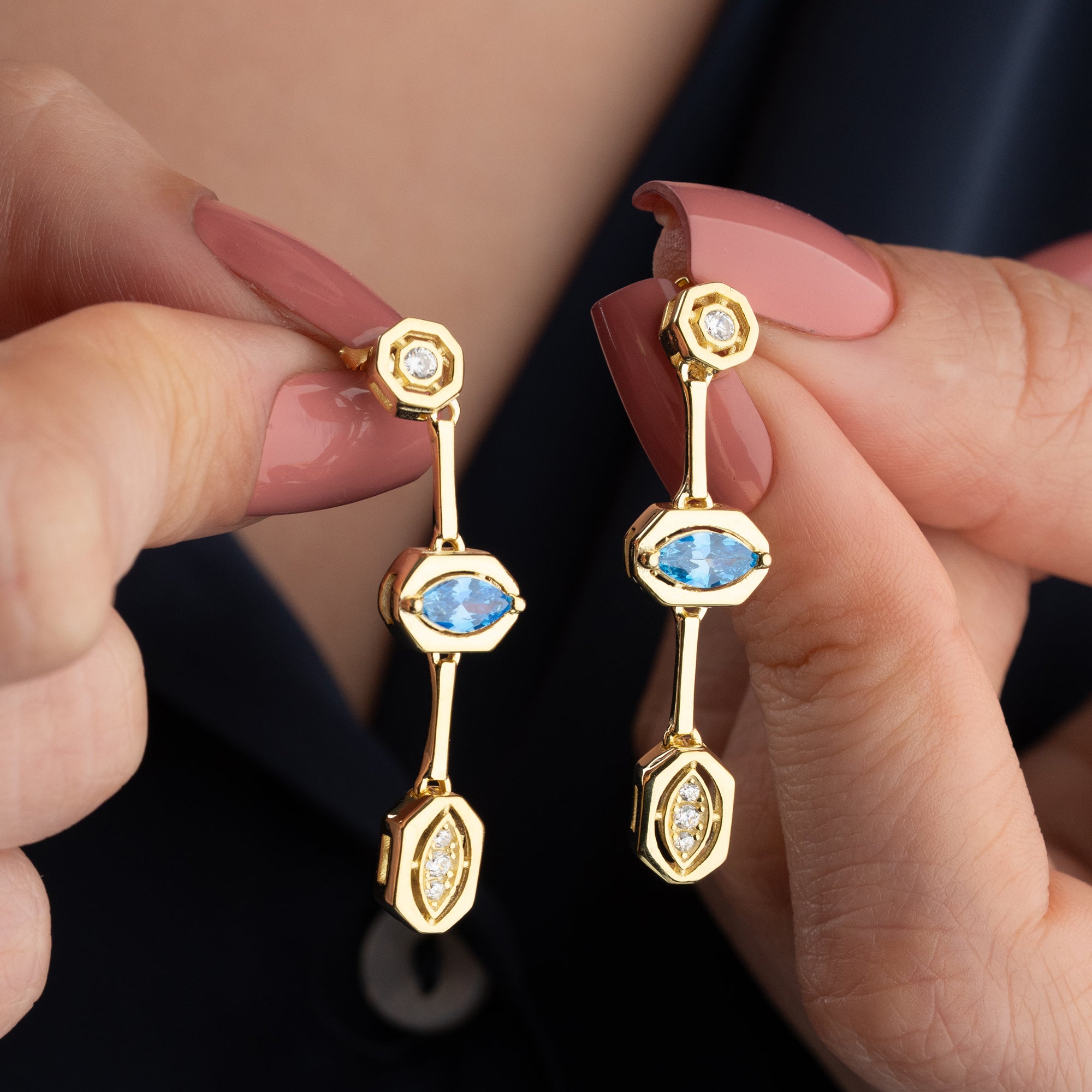 CHLOE ÖRHÄNGEN | 925 SILVER