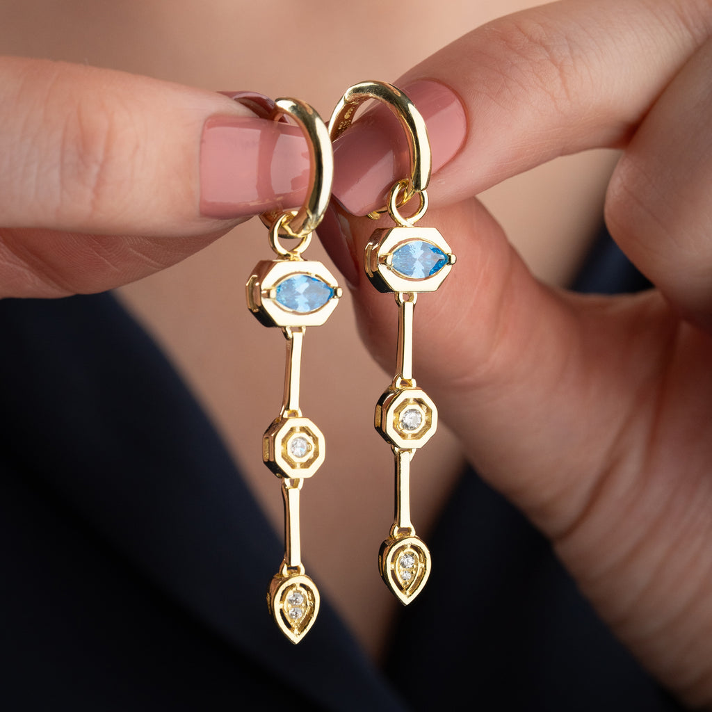 CHANDRA ÖRHÄNGEN | 925 SILVER