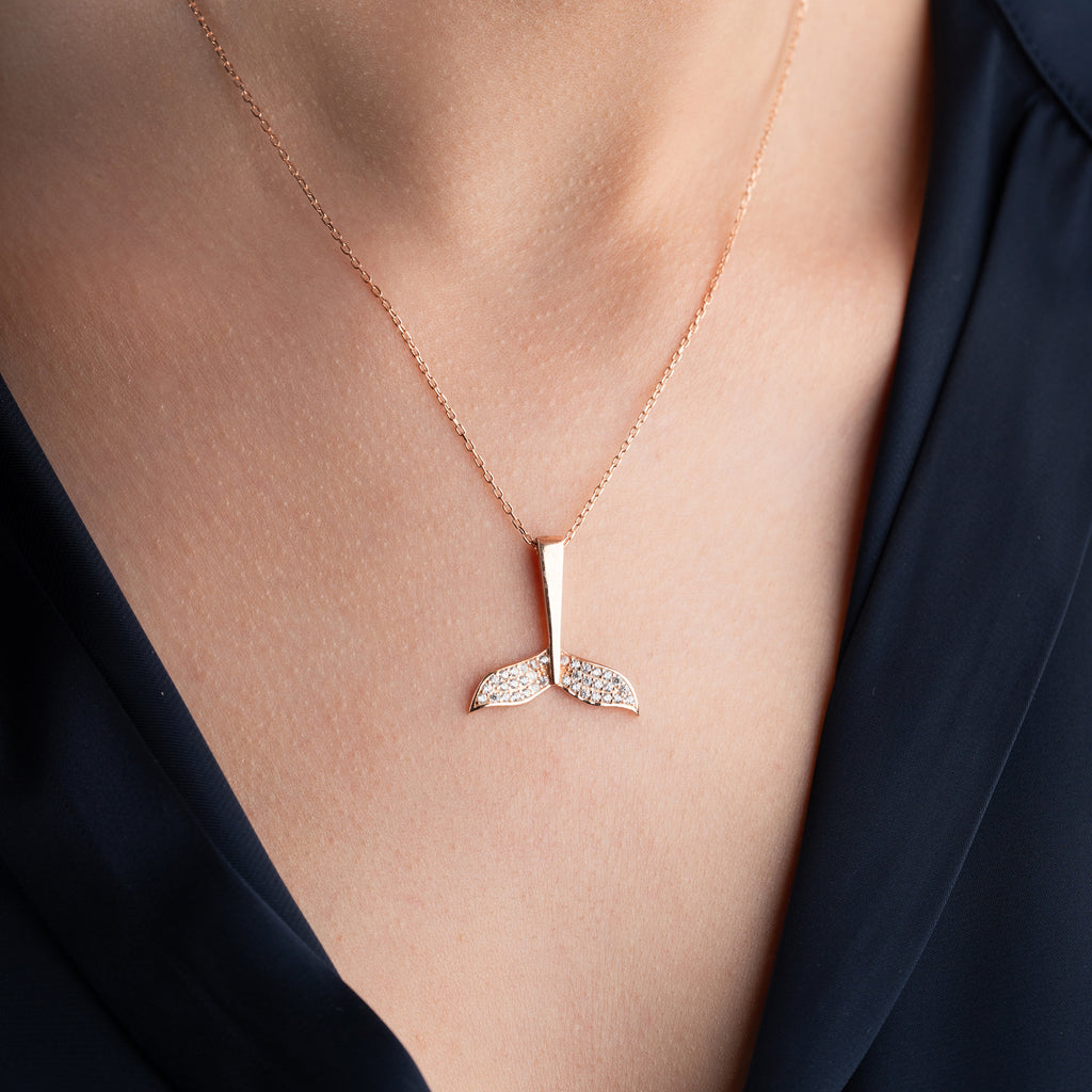 DELFINHALSBAND MED AVA | 925 SILVER