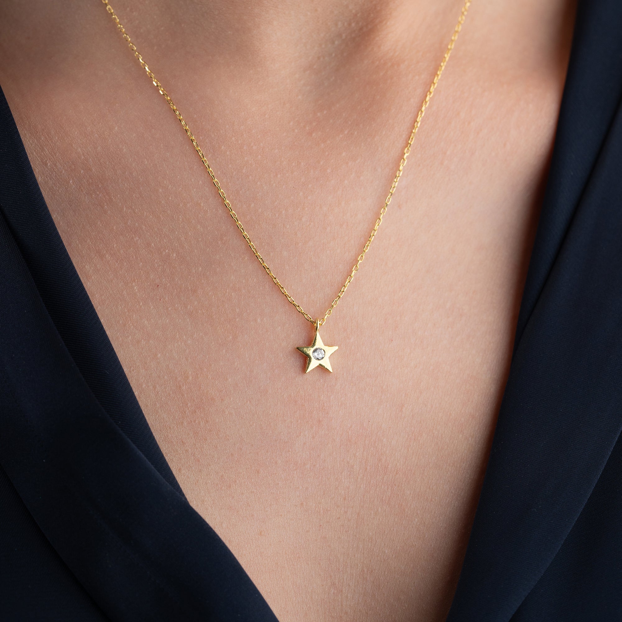 MINI STJÄRNHALSBAND | 925 SILVER