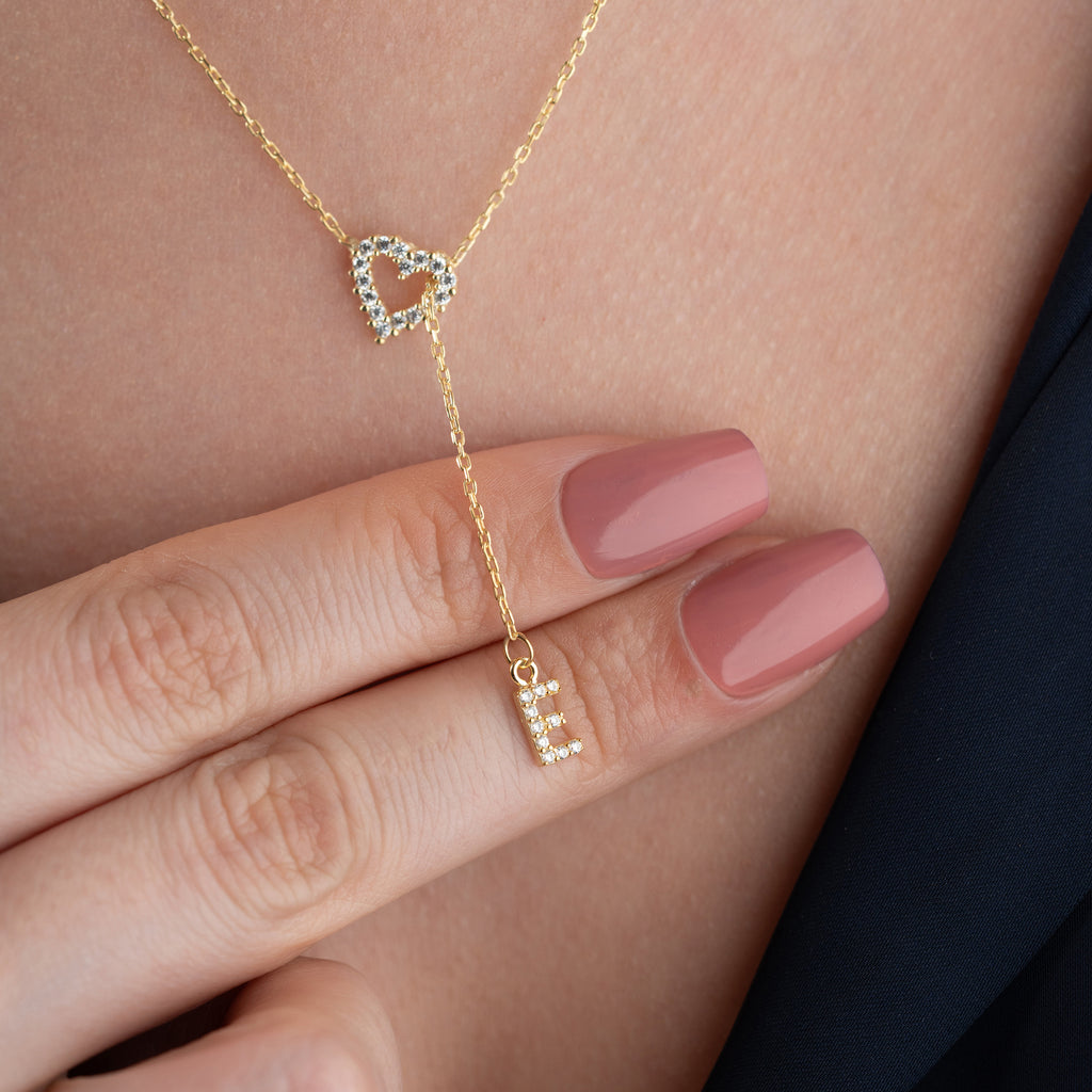 MINI HJÄRTABREV KRAGE | 925 SILVER