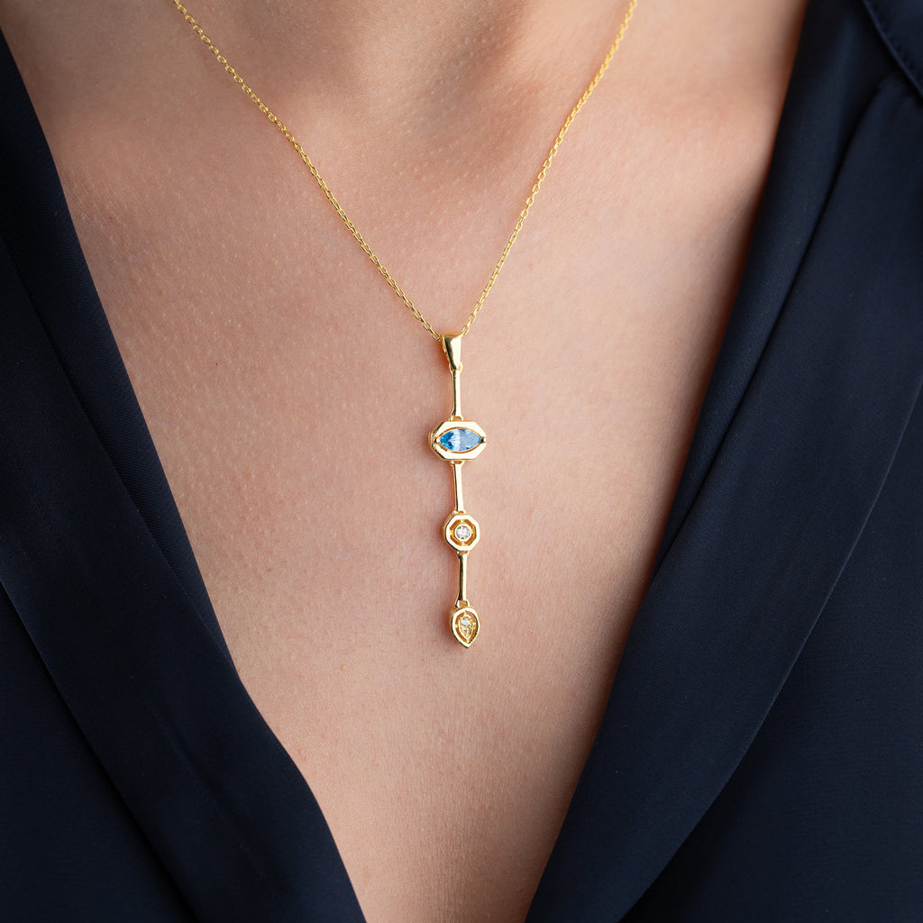 CHANDRA Y-HALSBAND | 925 SILVER