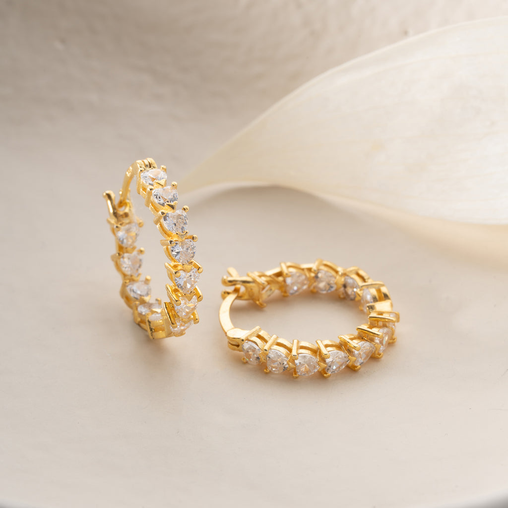 NOIR ÖRHÄNGEN | 925 SILVER