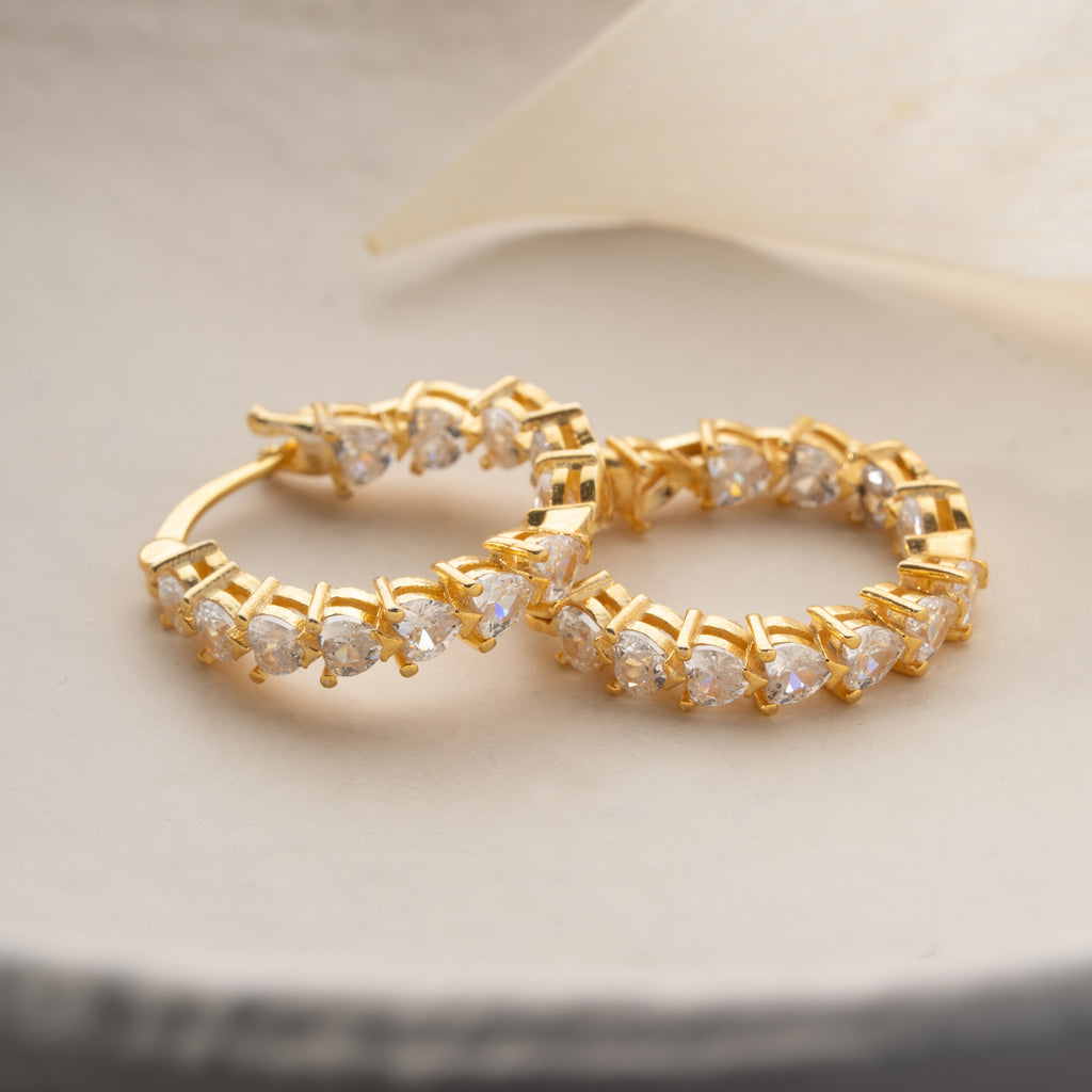 NOIR ÖRHÄNGEN | 925 SILVER