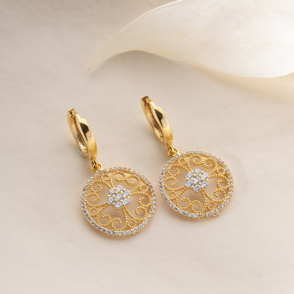 LYRA ÖRHÄNGEN | 925 SILVER