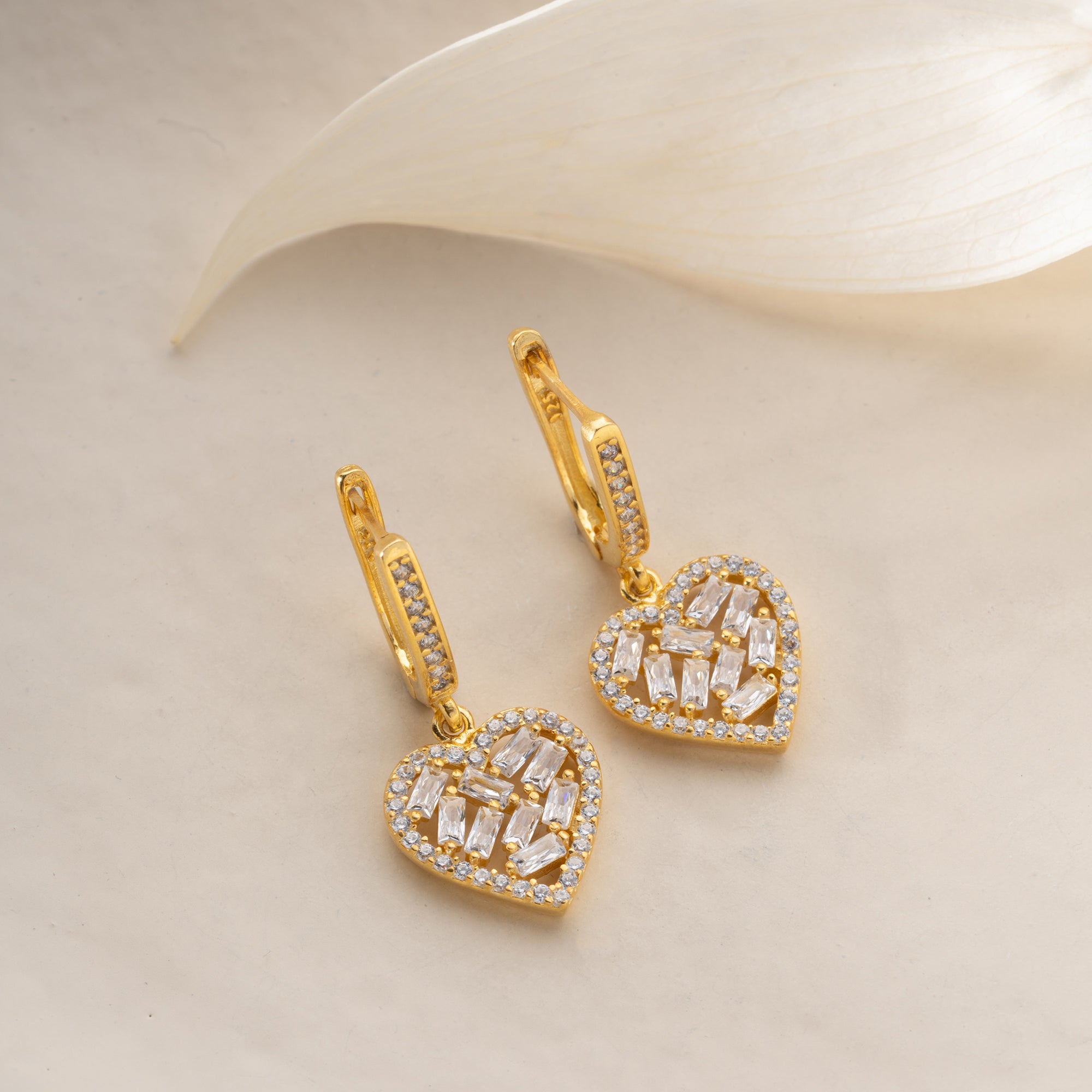 HJÄRTAÖRHÄNGEN | 925 SILVER