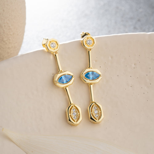 CHANDRA ÖRHÄNGEN | 925 SILVER