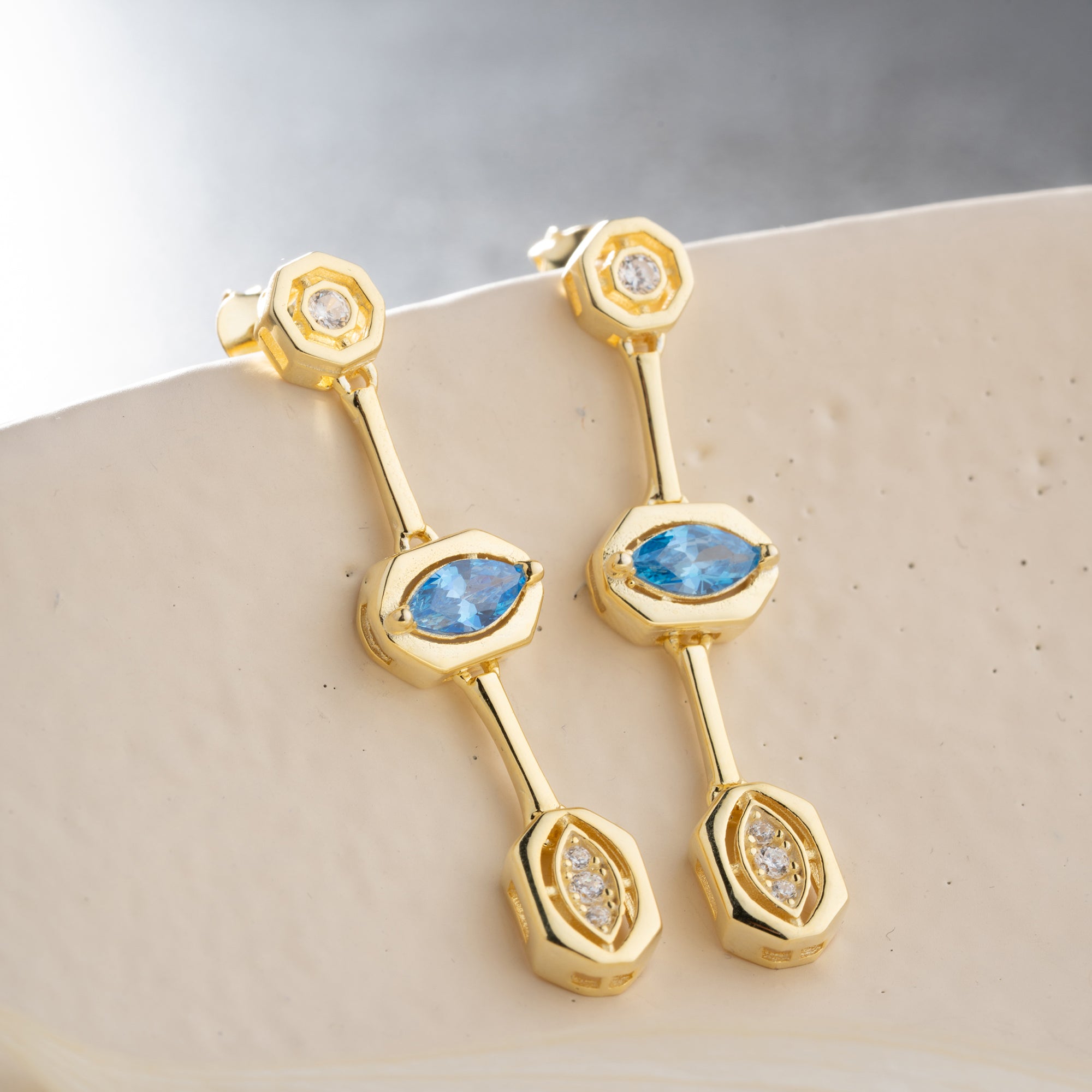 CHANDRA ÖRHÄNGEN | 925 SILVER