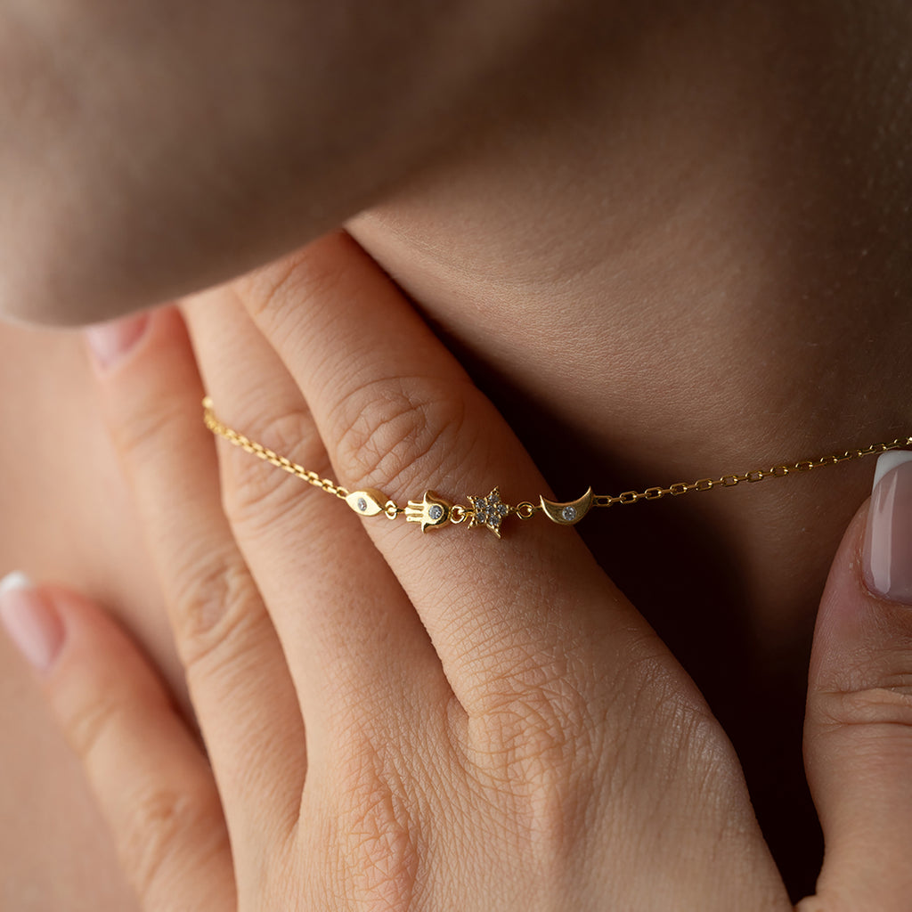 LONA MOON KEDJA | 925 SILVER 