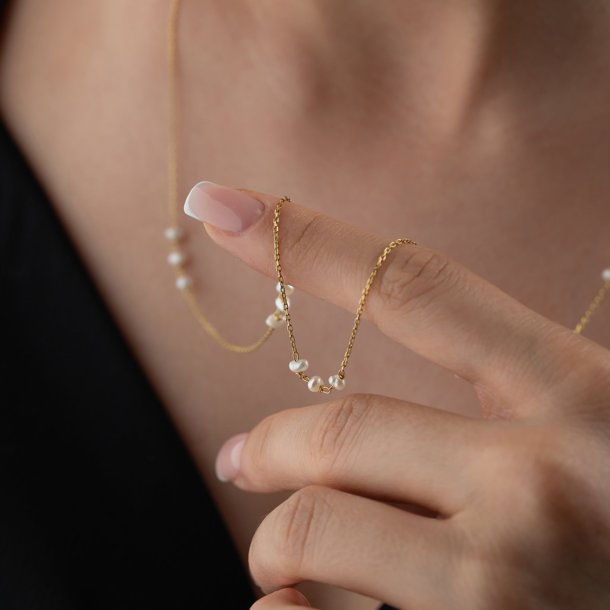 MOA PÄRLKEDJA | 925 SILVER