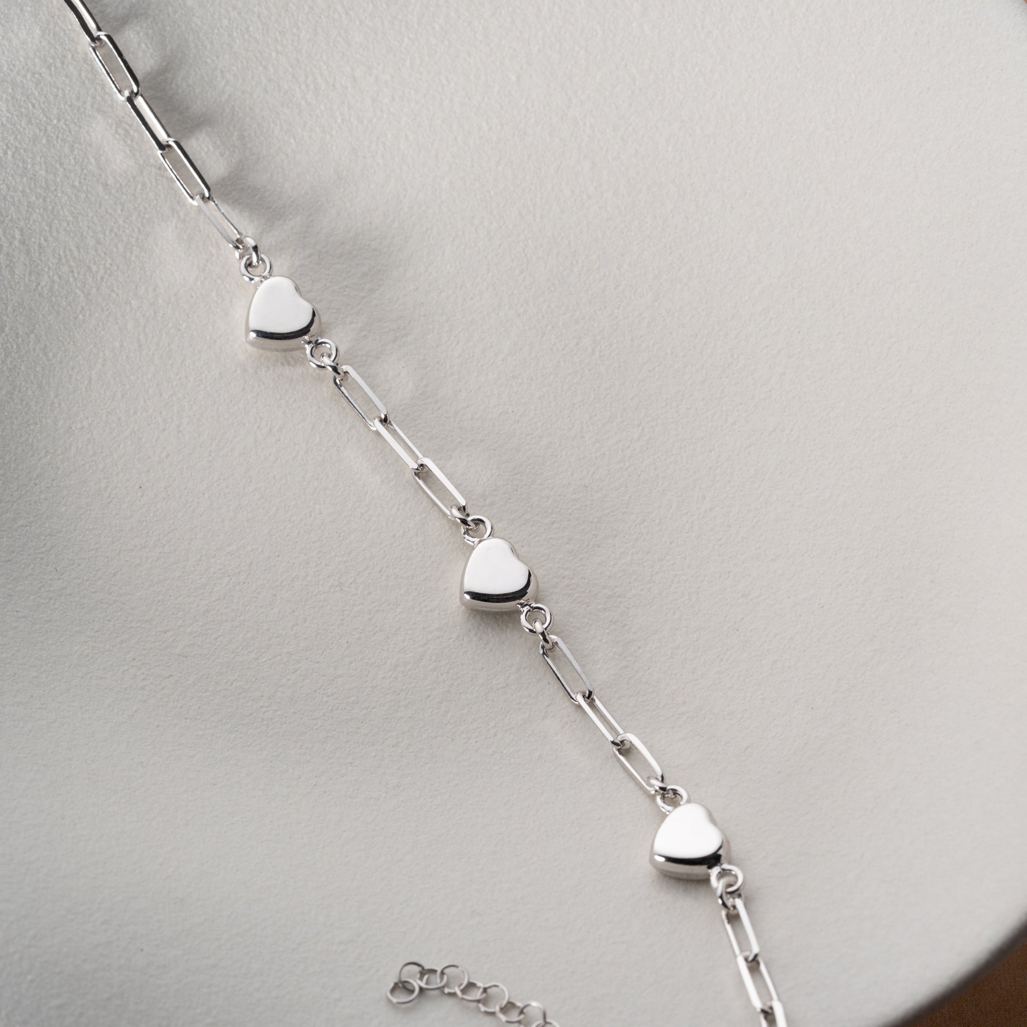 HJÄRTABOMARMBAND | 925 SILVER