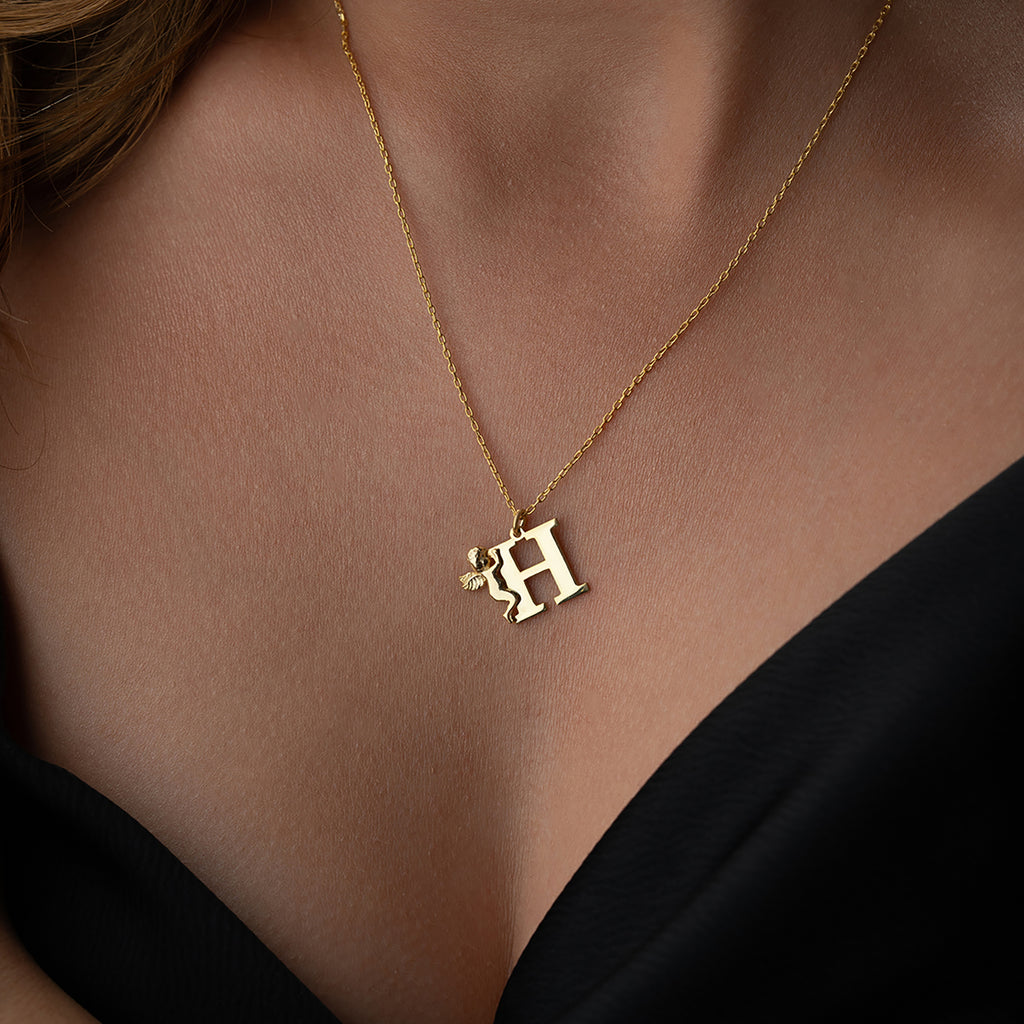 ÄNGLAR BREV KRAGE | 925 SILVER