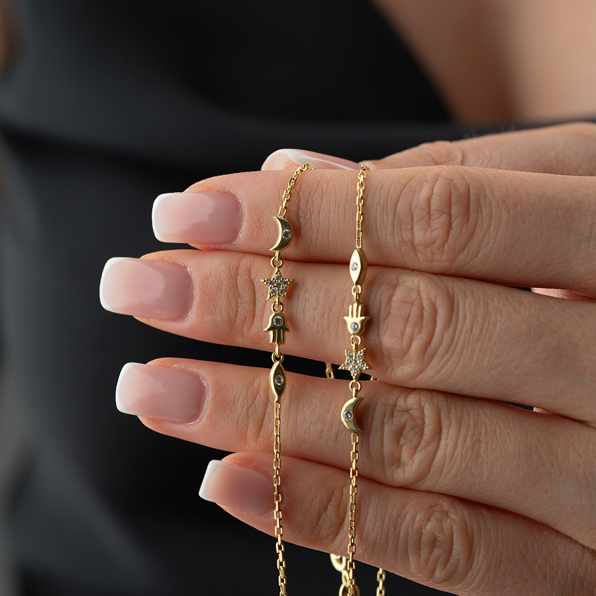 LONA MOON KEDJA | 925 SILVER 