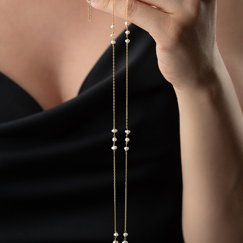 MOA PÄRLKEDJA | 925 SILVER