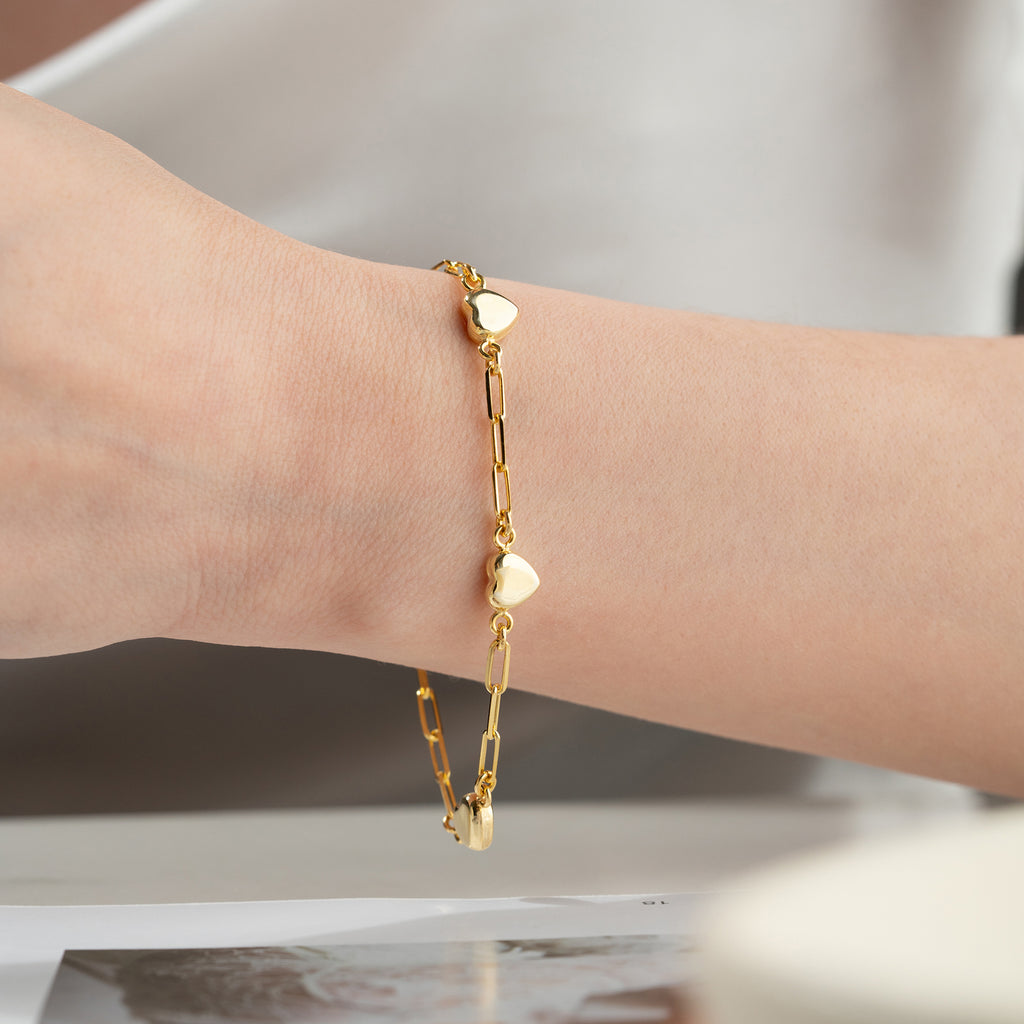 HJÄRTABOMARMBAND | 925 SILVER