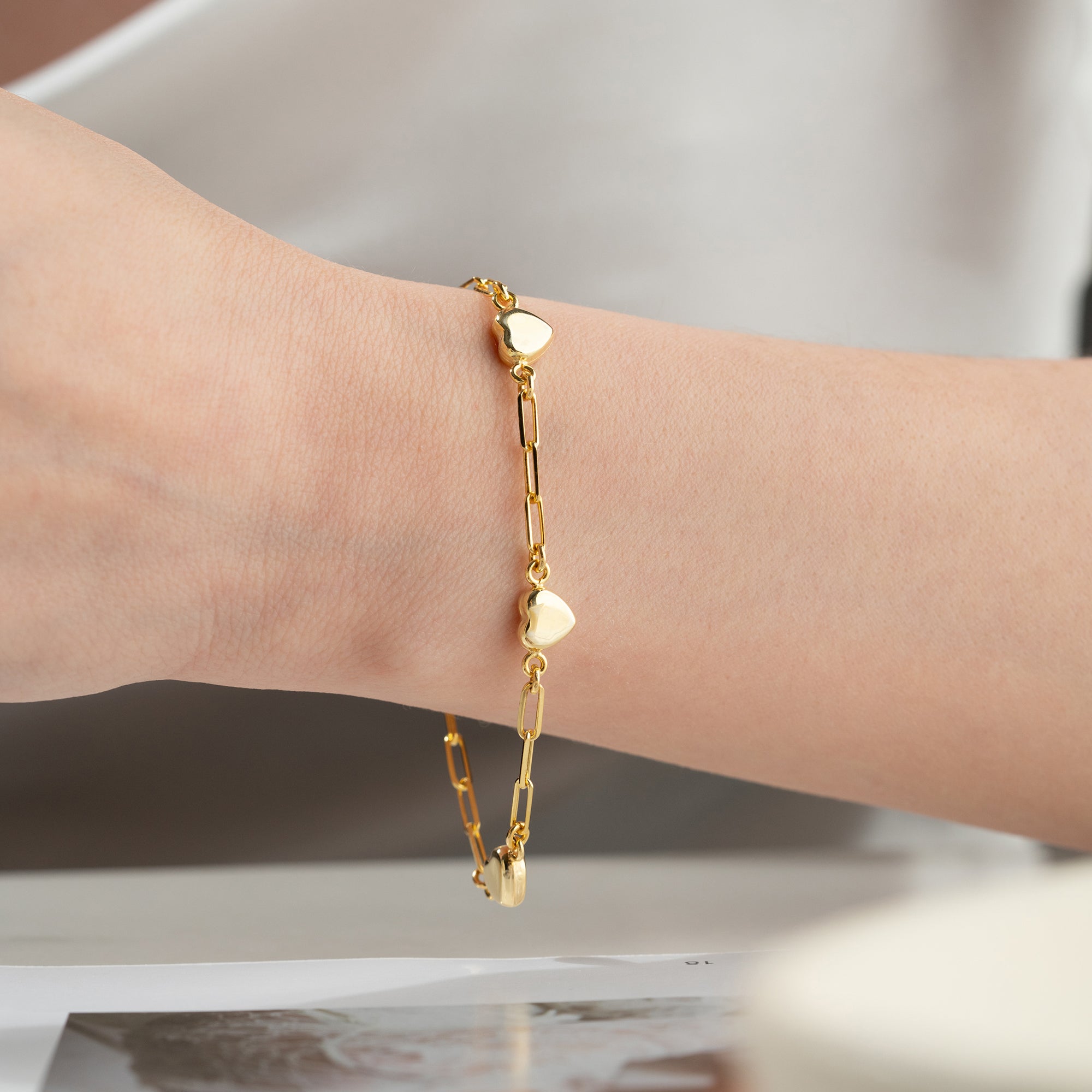 HJÄRTABOMARMBAND | 925 SILVER