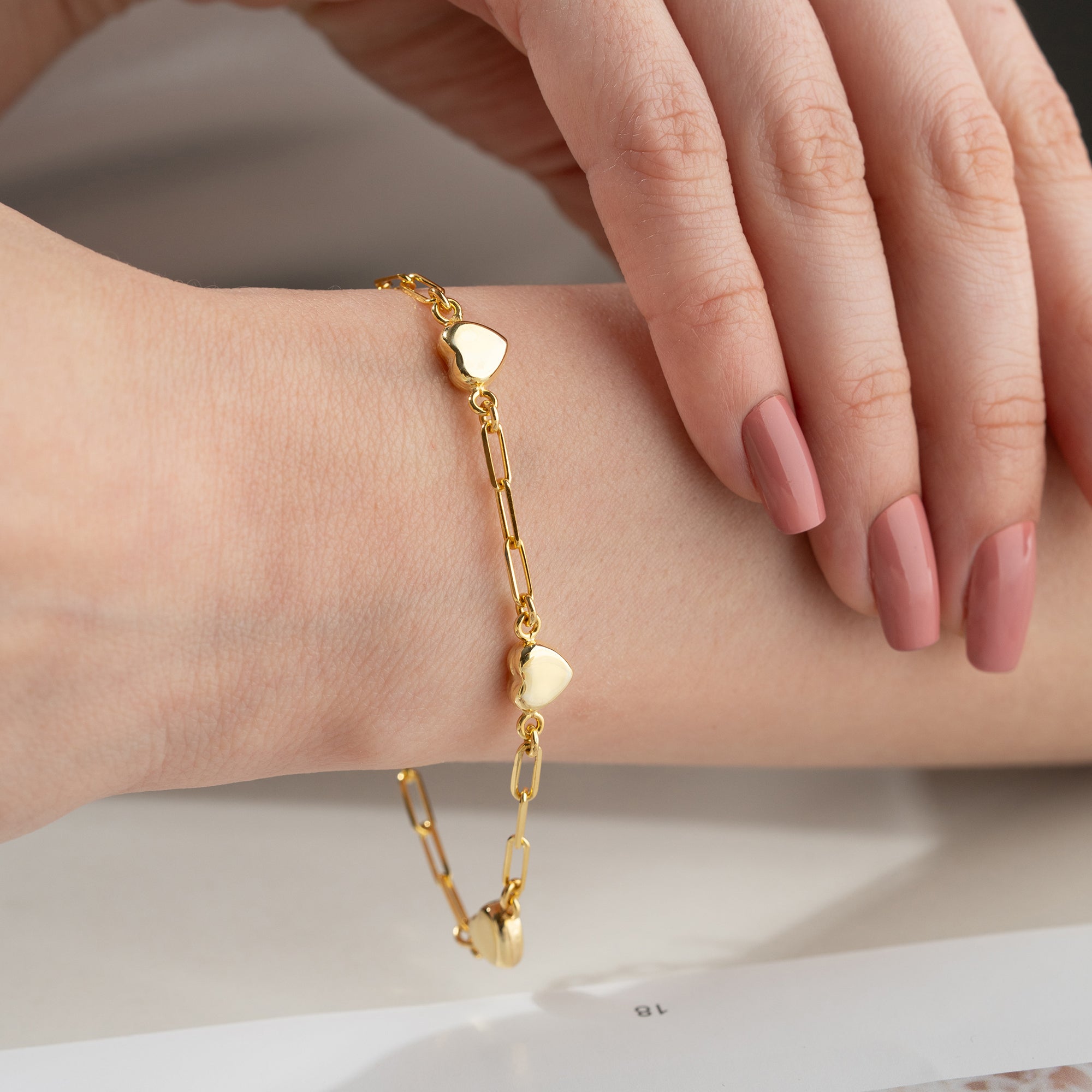 HJÄRTABOMARMBAND | 925 SILVER