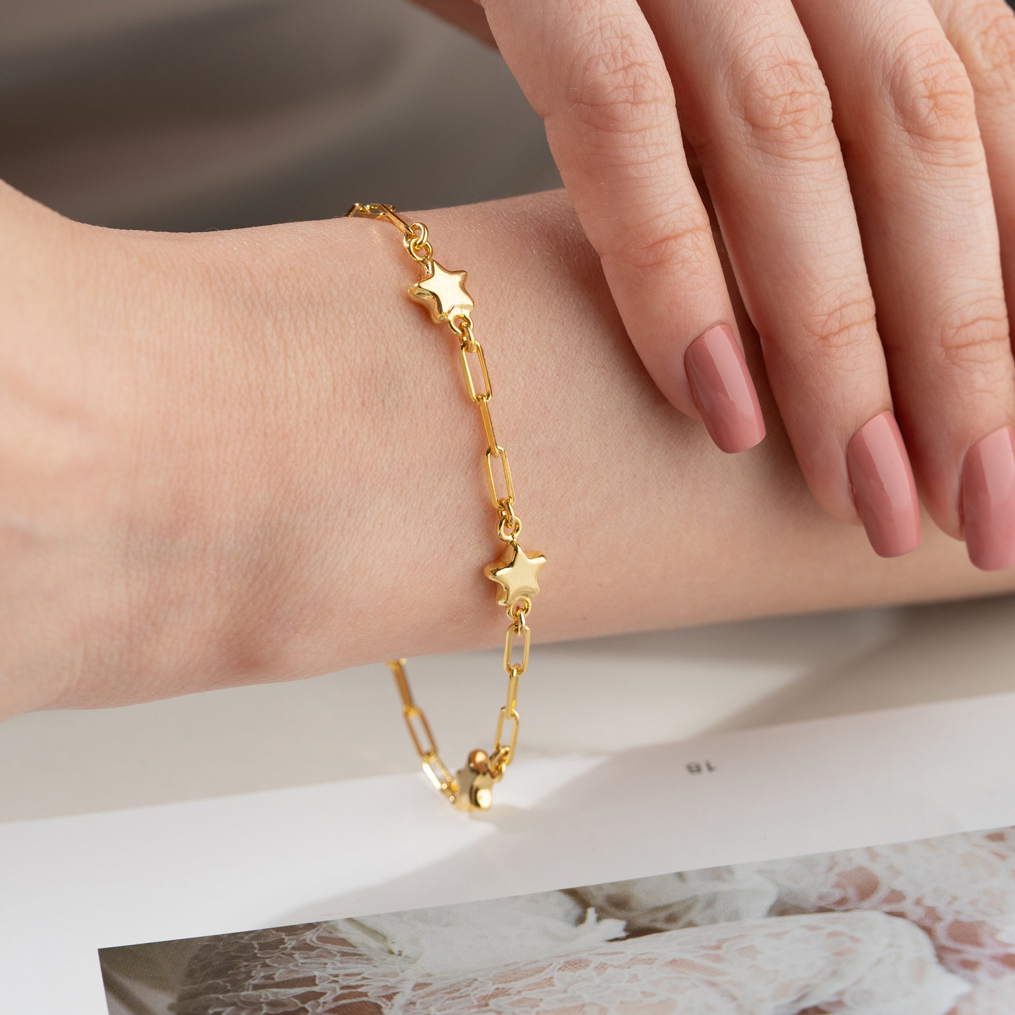 BOMBSTJÄRNA-ARMBAND | 925 SILVER