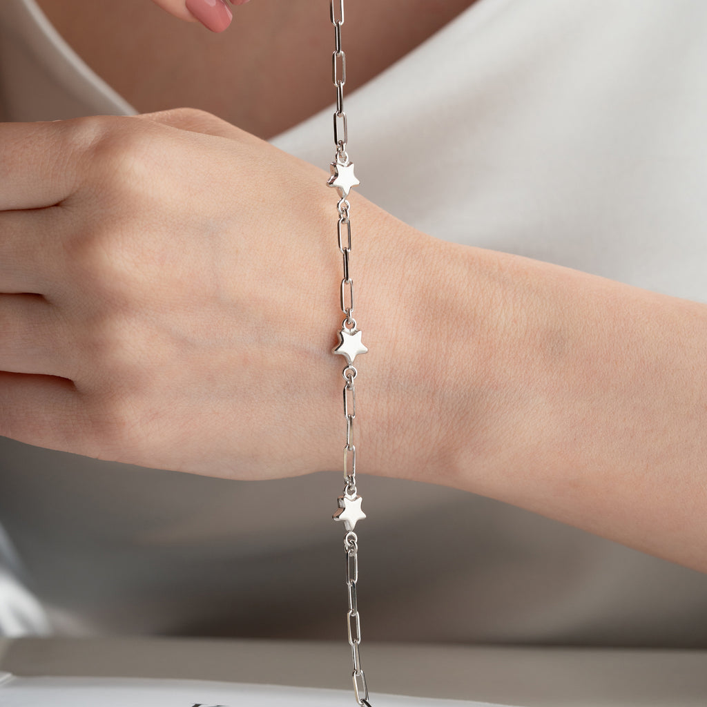 BOMBSTJÄRNA-ARMBAND | 925 SILVER