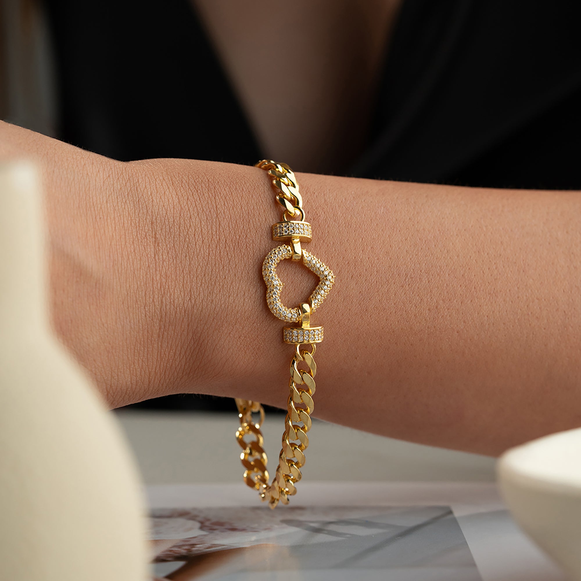 MEE HJÄRTA ARMBAND | 925 SILVER