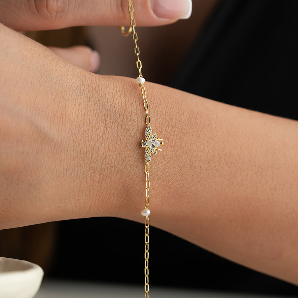 PEARL MIA ARMBAND | 925 SILVER