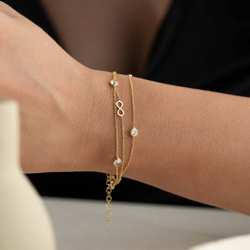 INFINITY ELYA ARMBAND | 925 SILVER