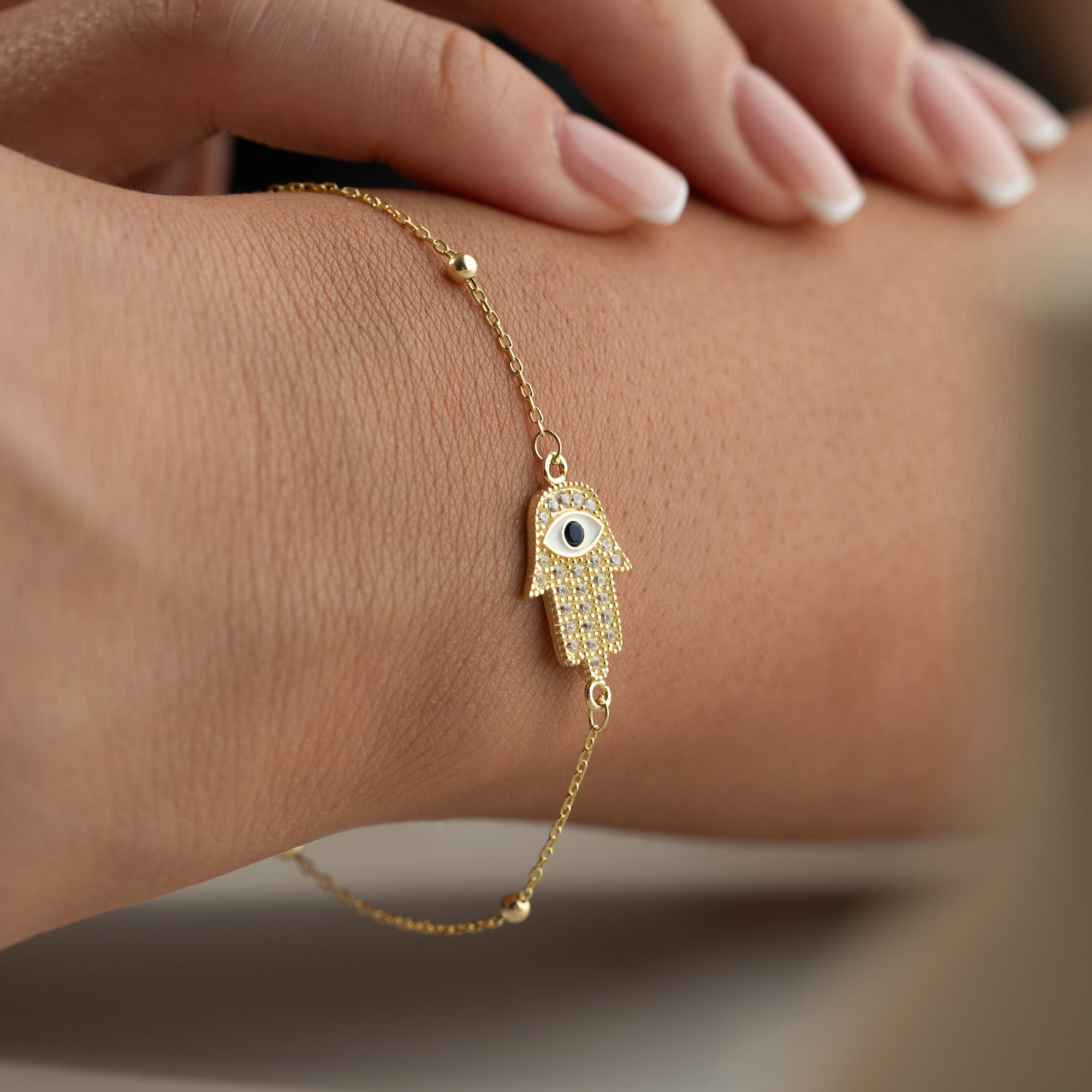 FATIMA'S HAND LEIRA ARMBAND | 925 SILVER