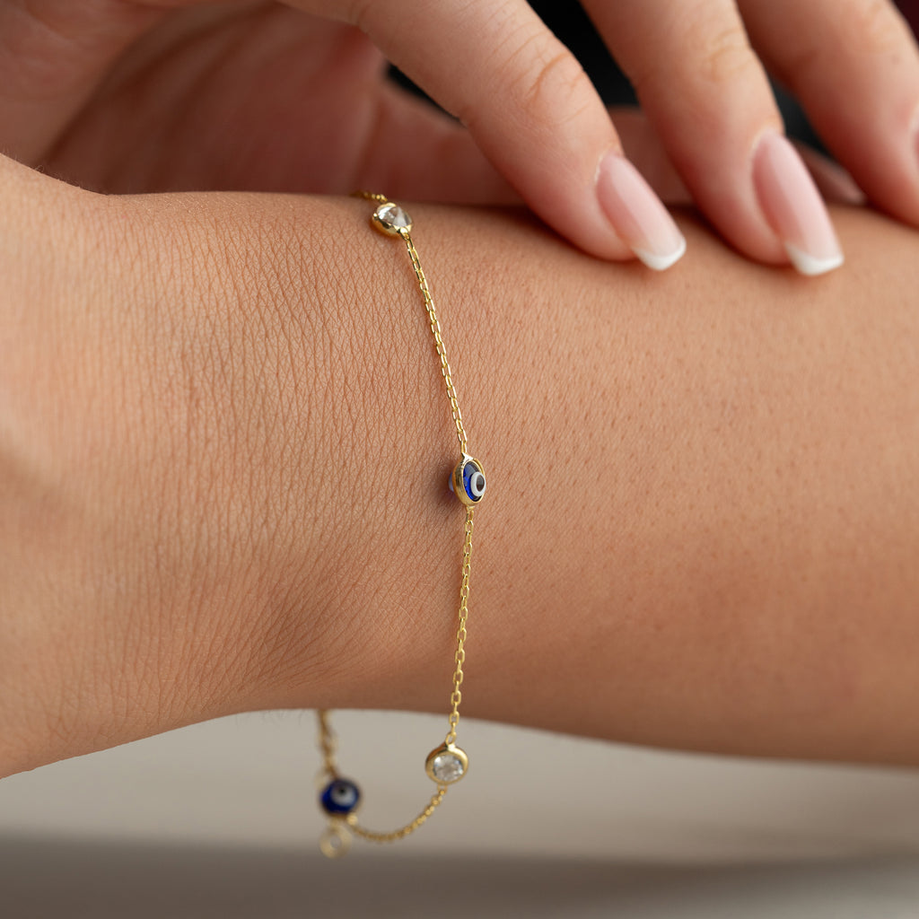 NAZAR X STONE ARMBAND | 925 SILVER