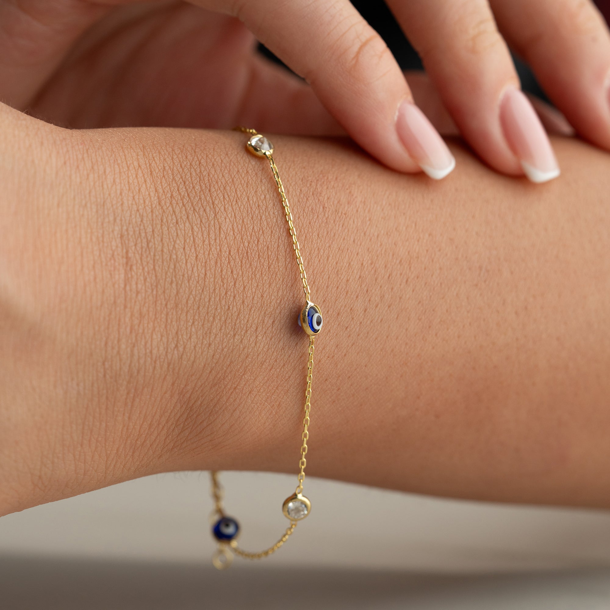 NAZAR X STONE ARMBAND | 925 SILVER