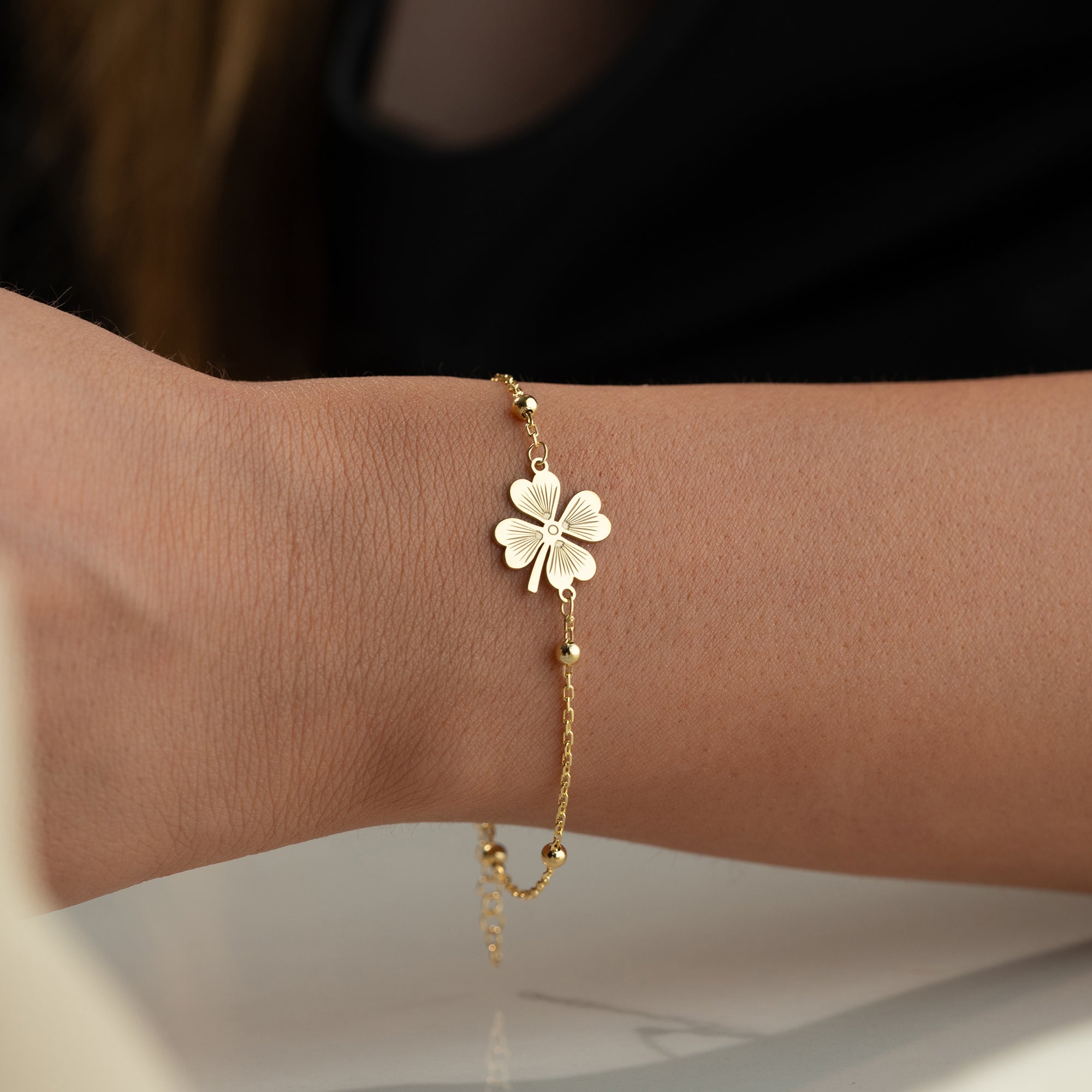 KLÖVER ELOR ARMBAND | 925 SILVER