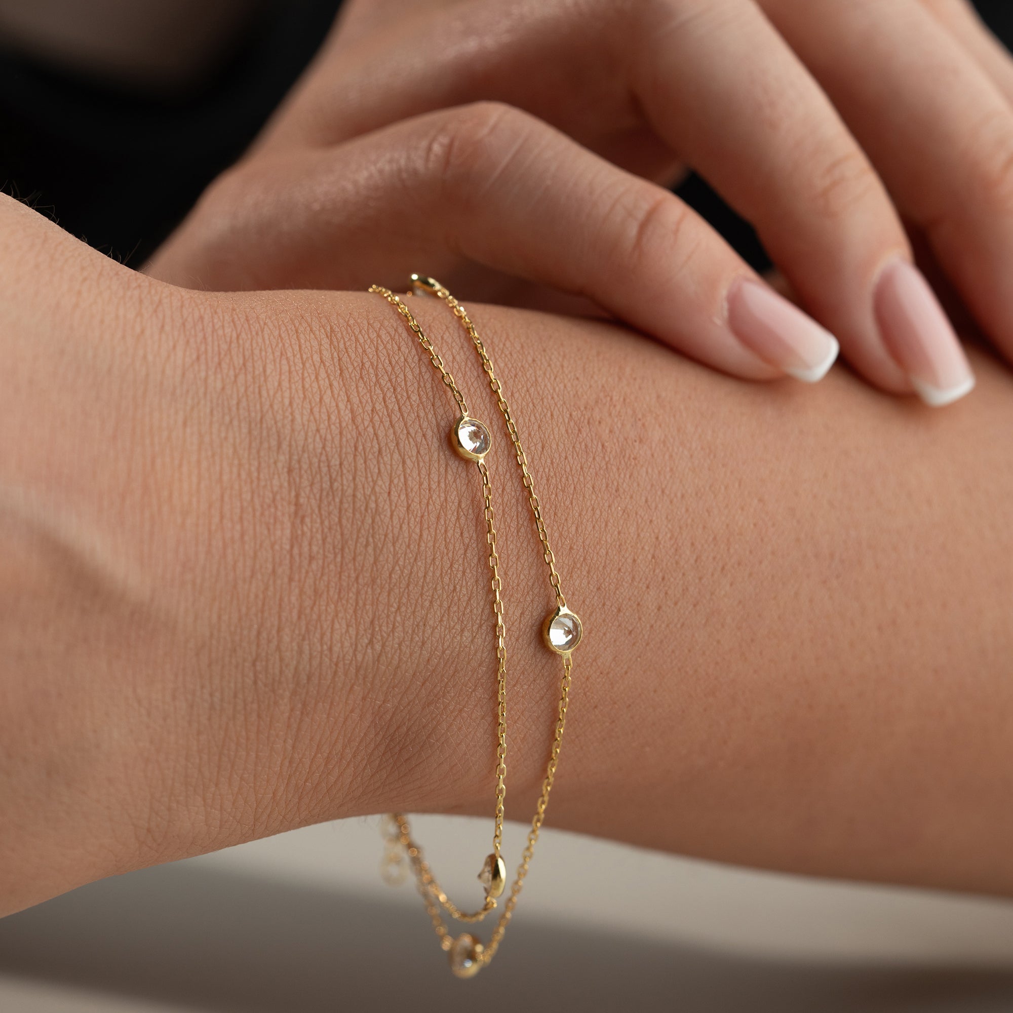 VIKI STENER ARMBAND | 925 SILVER