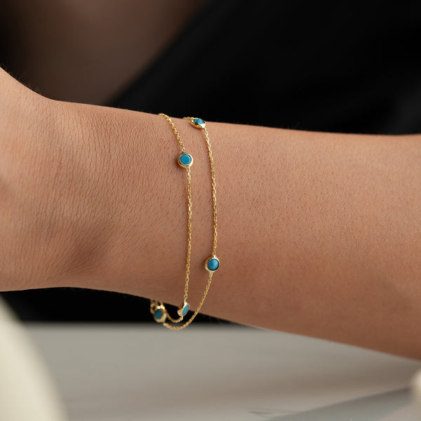 TURQUOISE TENU BRACELET | 925 SILVER