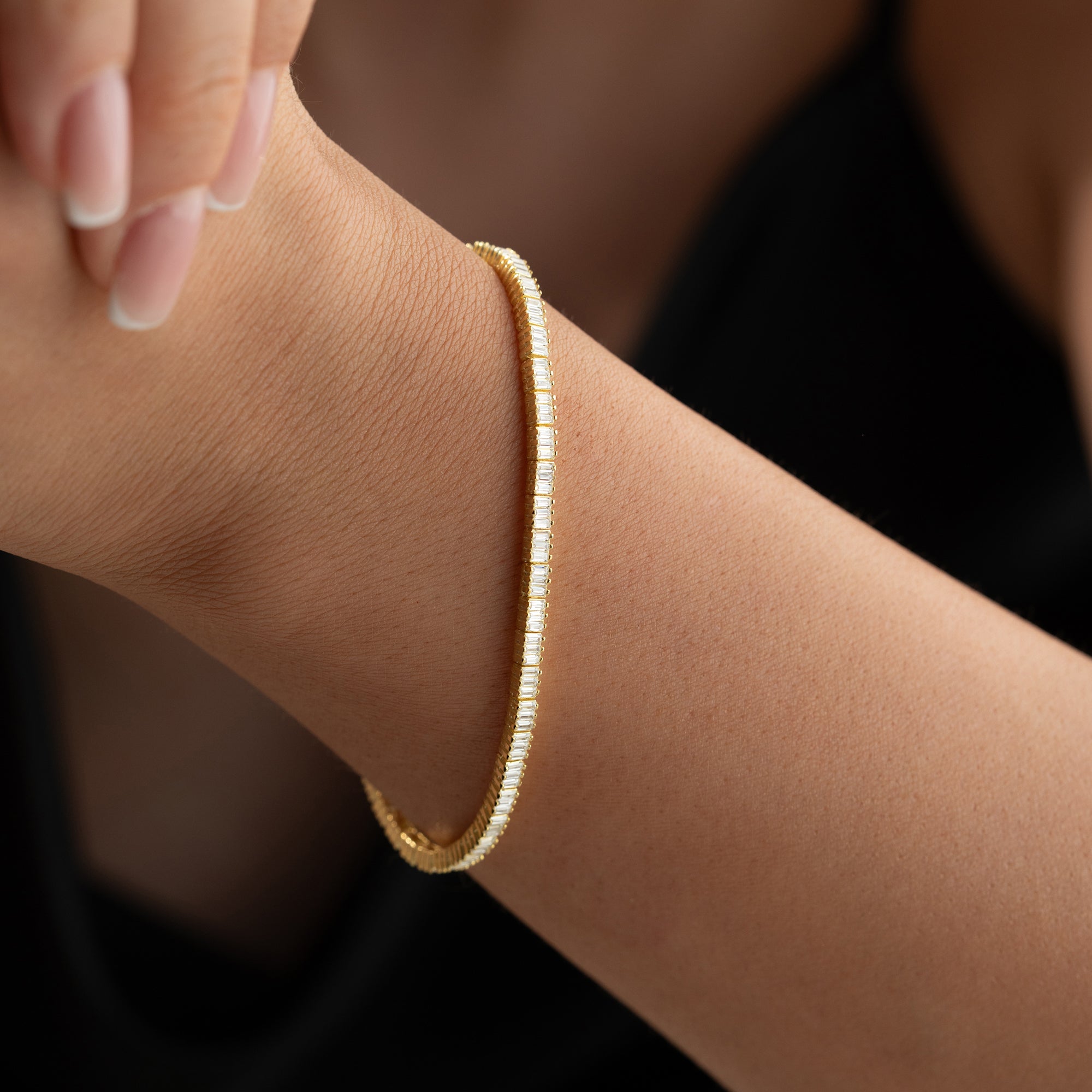 NIVODE BAGEUETTE-ARMBAND | 925 SILVER