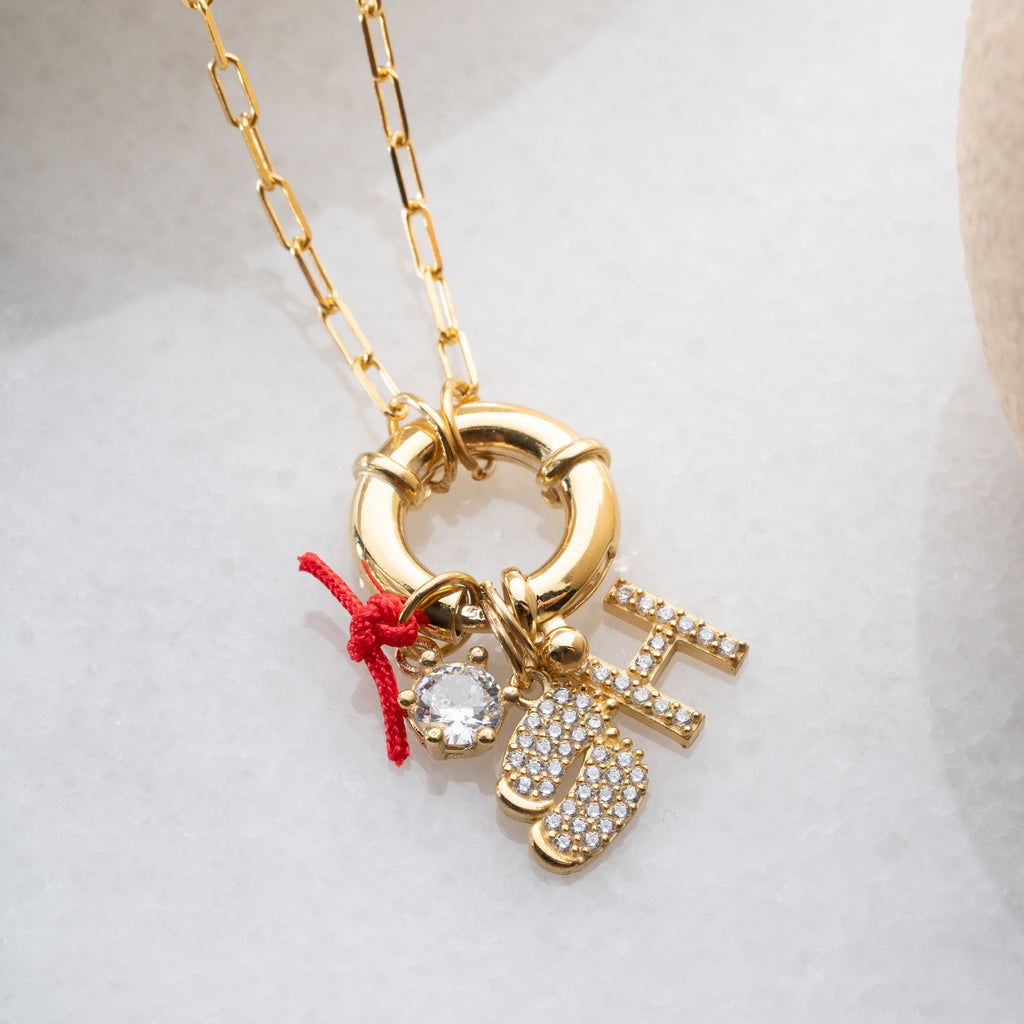 AMALIA INITIAL HALSBAND | 925 SILVER
