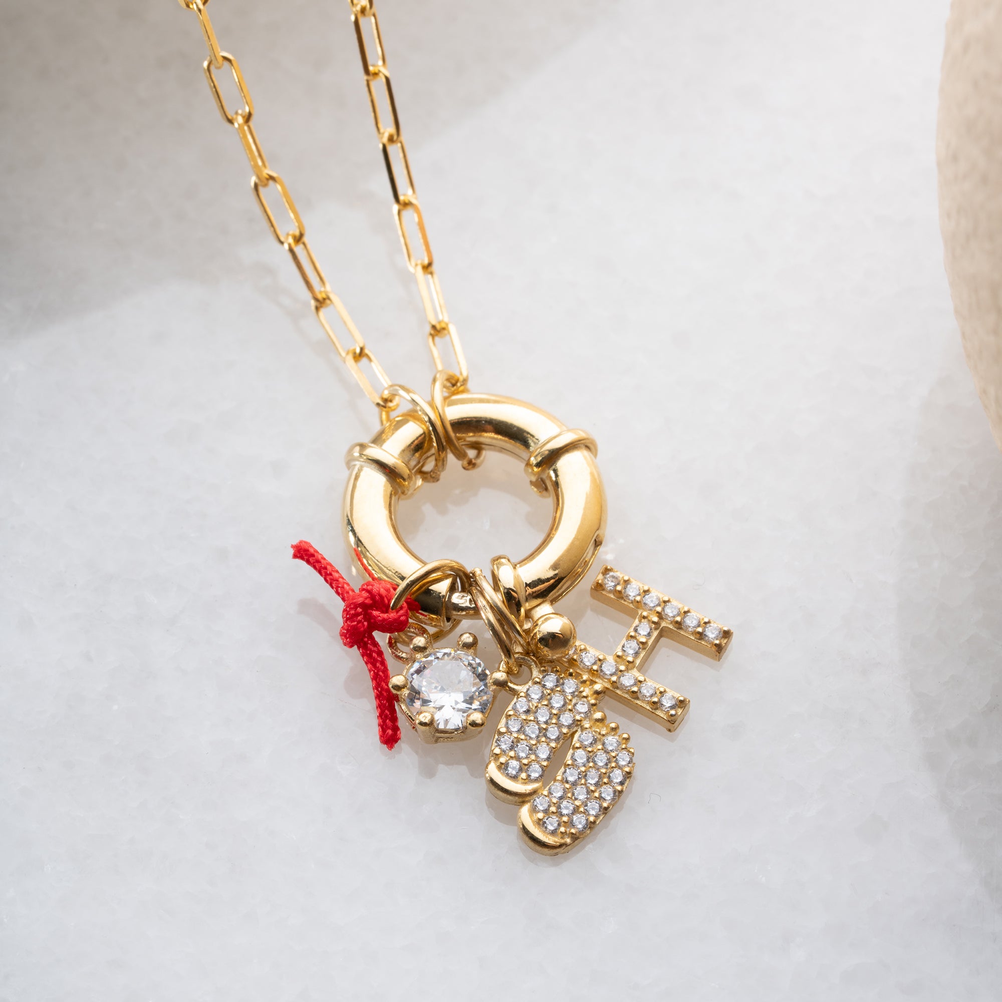 AMALIA INITIAL HALSBAND | 925 SILVER