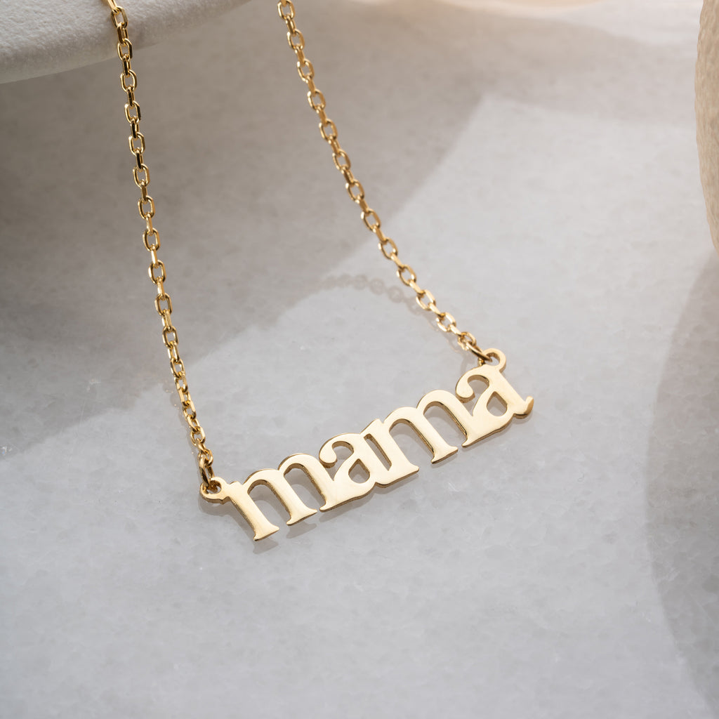 MAMA NAMNHALSBAND | 925 SILVER