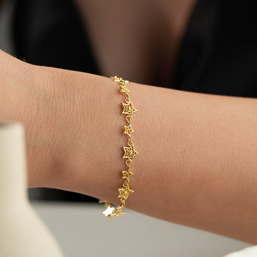 TETE STJÄRNAARMBAND | 925 SILVER